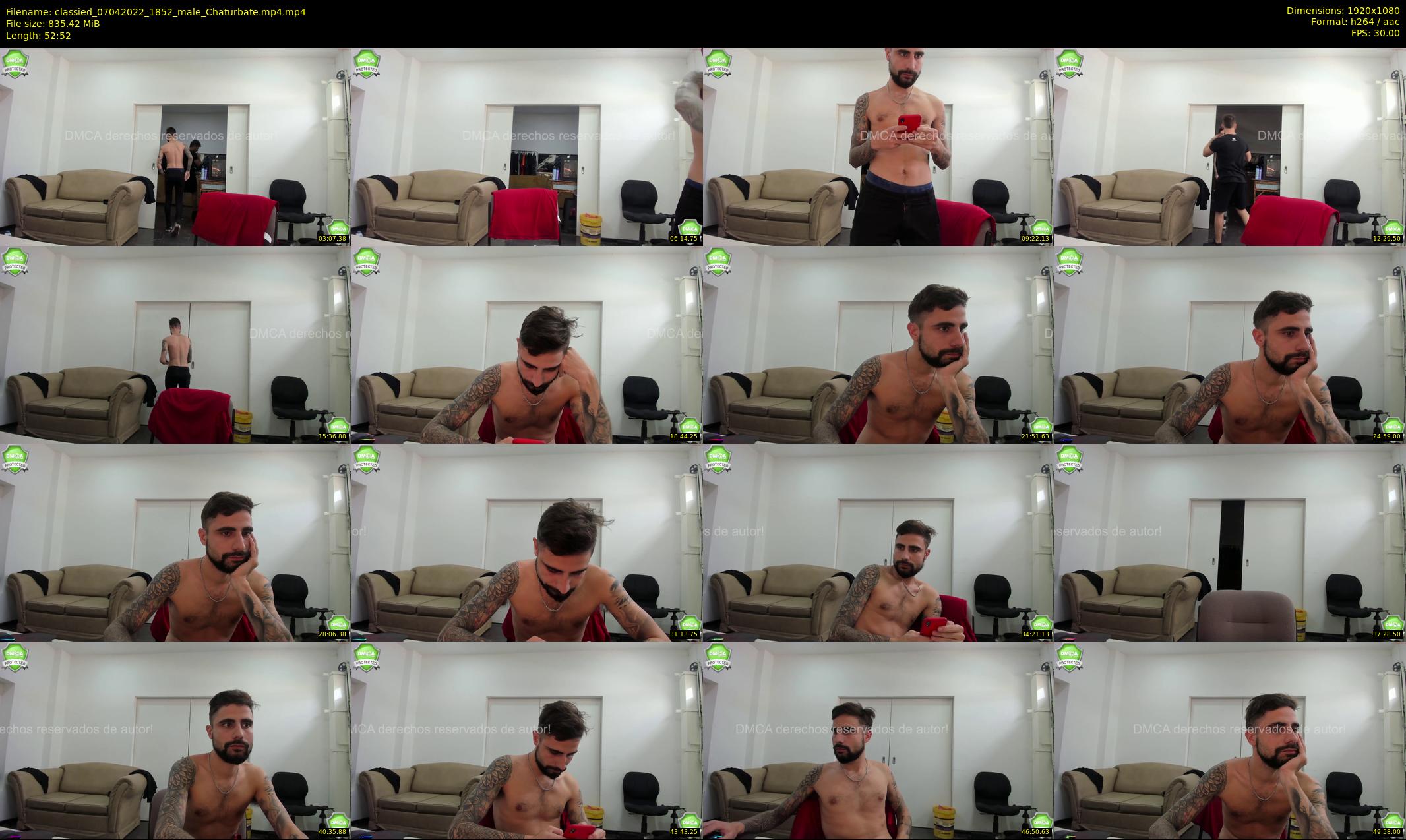classied — 53 minute Chaturbate male cam show recording, 1080p, Apr 7, 2022