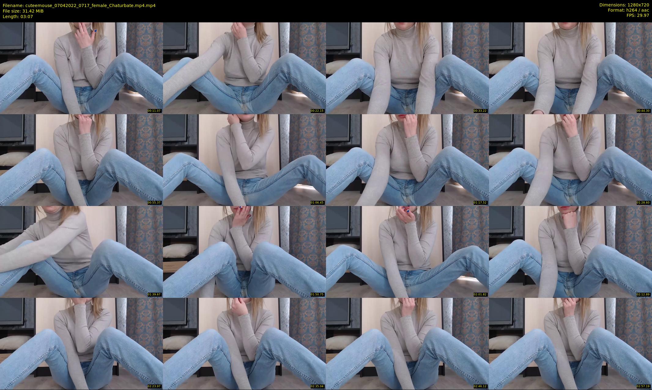 cuteemouse — 4 minute Chaturbate female cam show recording, 720p, Apr 7, 2022