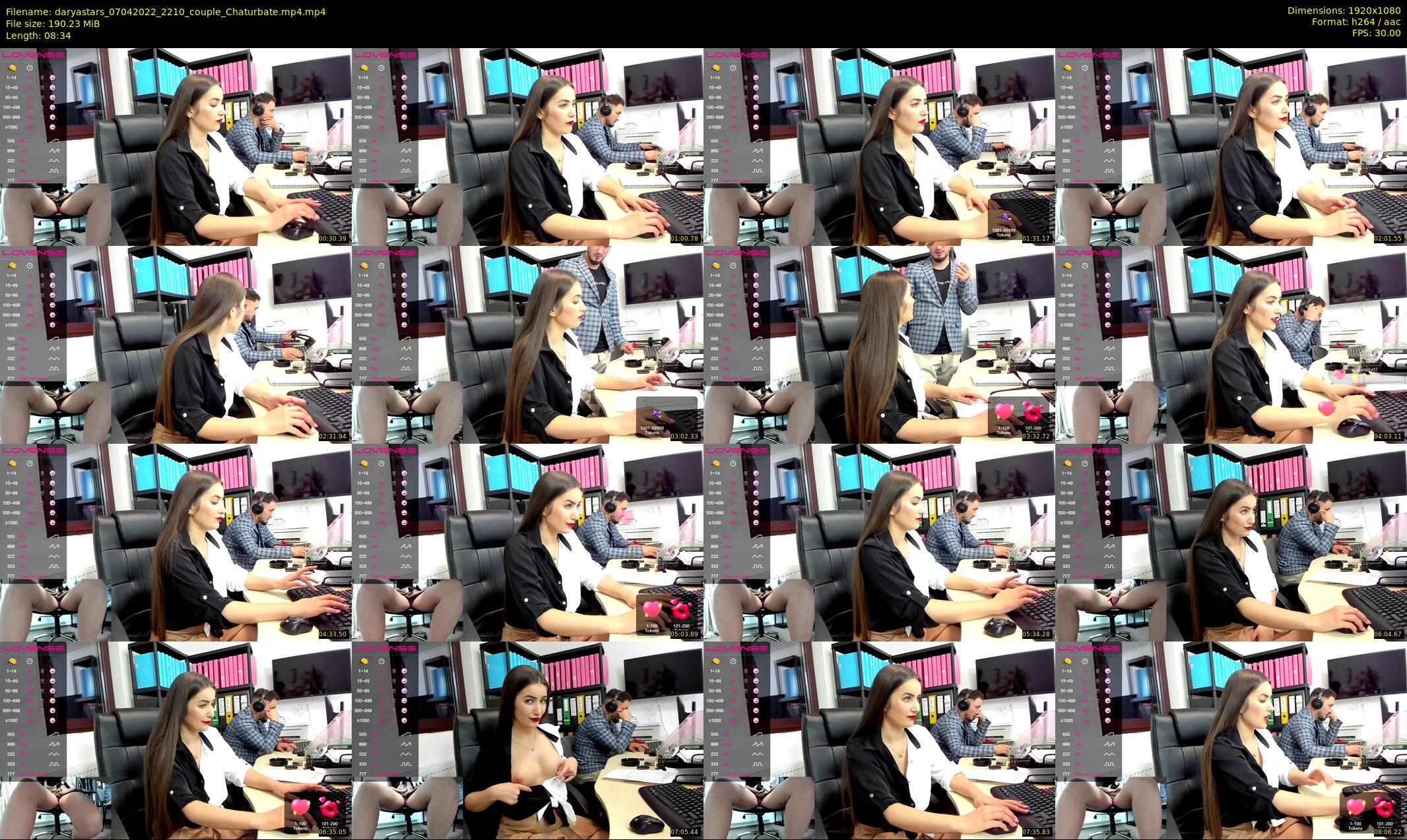 daryastars — 9 minute Chaturbate couple cam show recording, 1080p, Apr 7, 2022