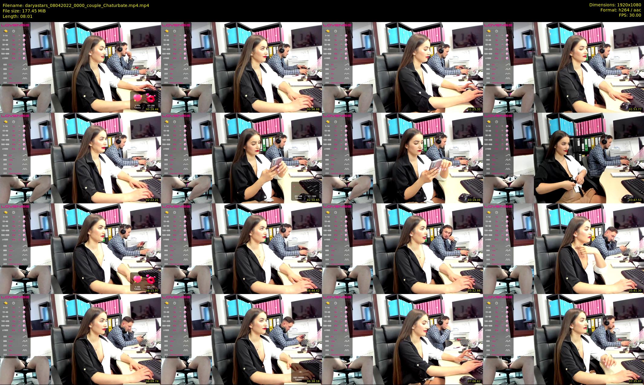 daryastars — 9 minute Chaturbate couple cam show recording, 1080p, Apr 8, 2022