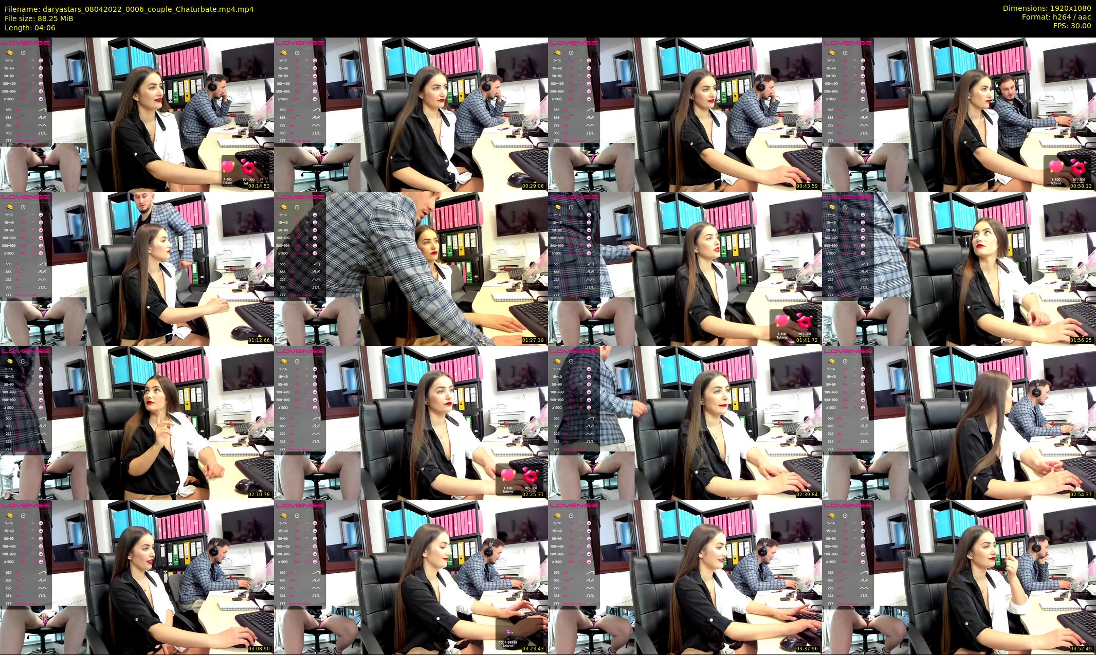 daryastars — 5 minute Chaturbate couple cam show recording, 1080p, Apr 8, 2022