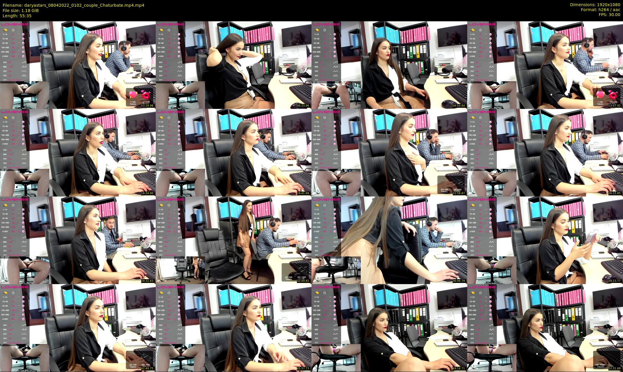 daryastars — 56 minute Chaturbate couple cam show recording, 1080p, Apr 8, 2022