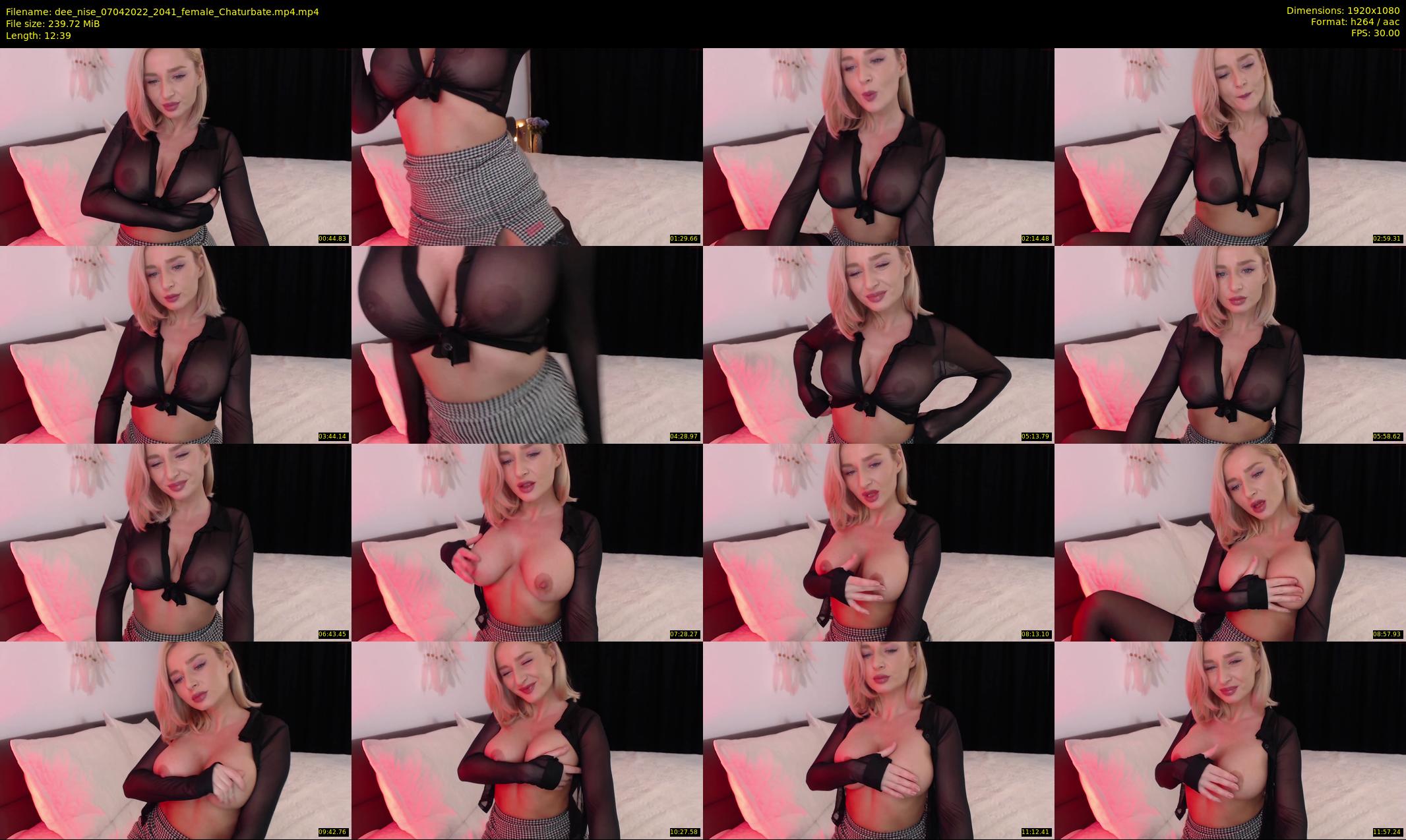 dee_nise — 13 minute Chaturbate female cam show recording, 1080p, Apr 7, 2022