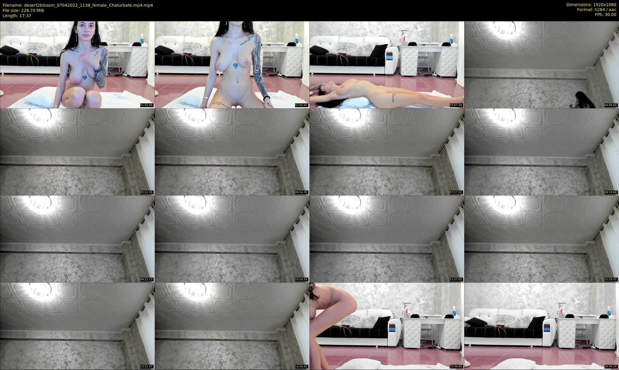 desert2blosom — 18 minute Chaturbate female cam show recording, 1080p, Apr 7, 2022
