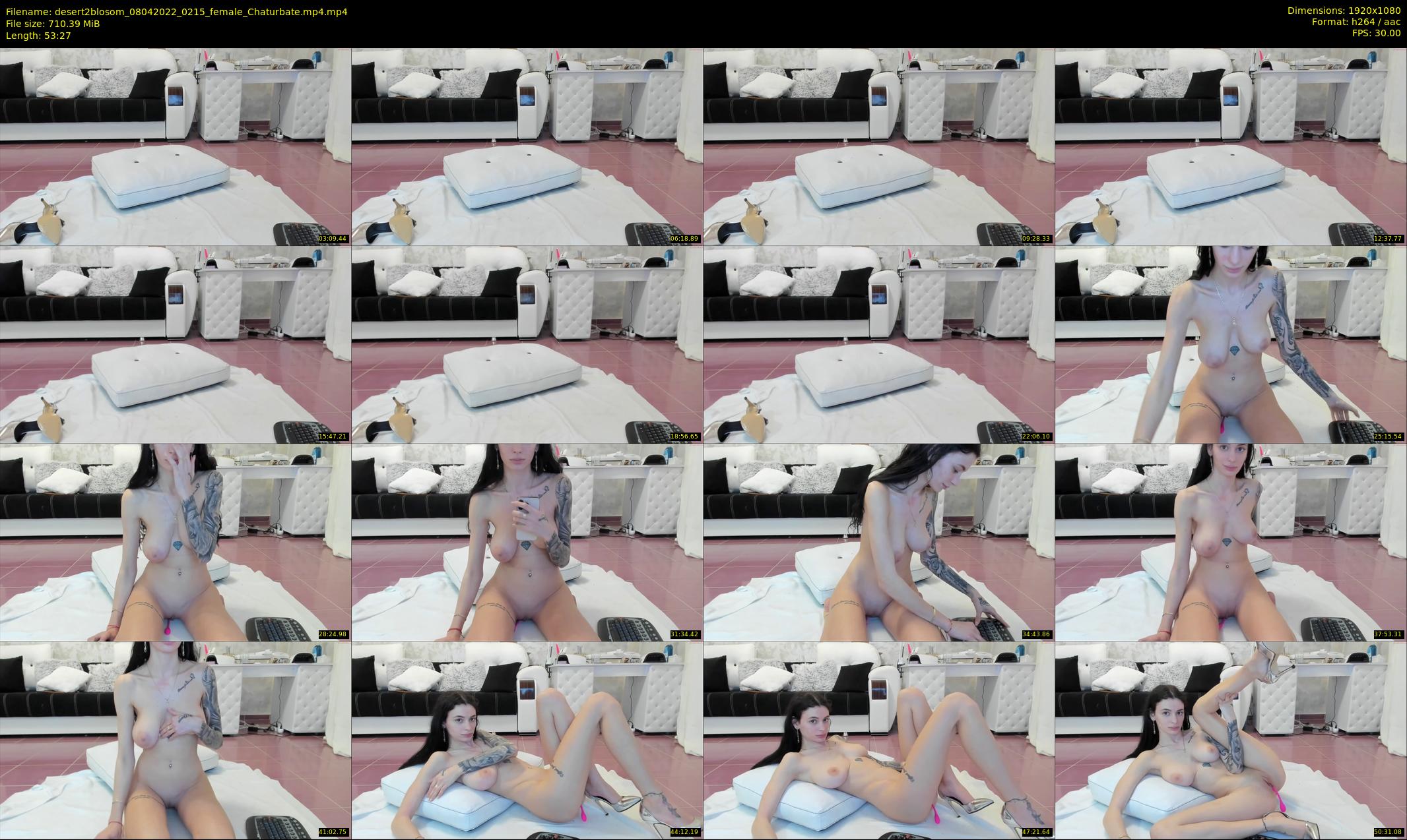 desert2blosom — 54 minute Chaturbate female cam show recording, 1080p, Apr 8, 2022