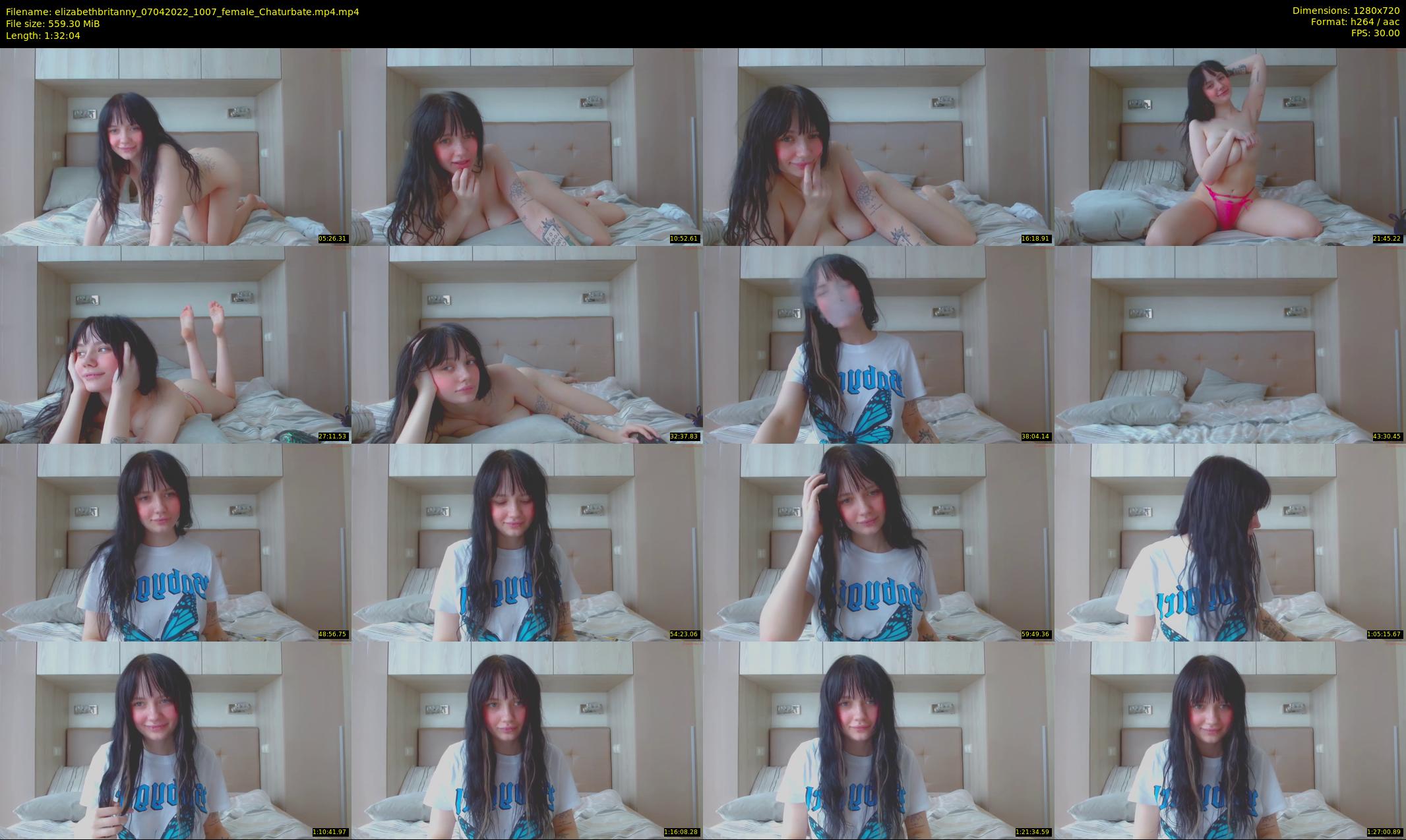 elizabethbritanny — 93 minute Chaturbate female cam show recording, 720p, Apr 7, 2022