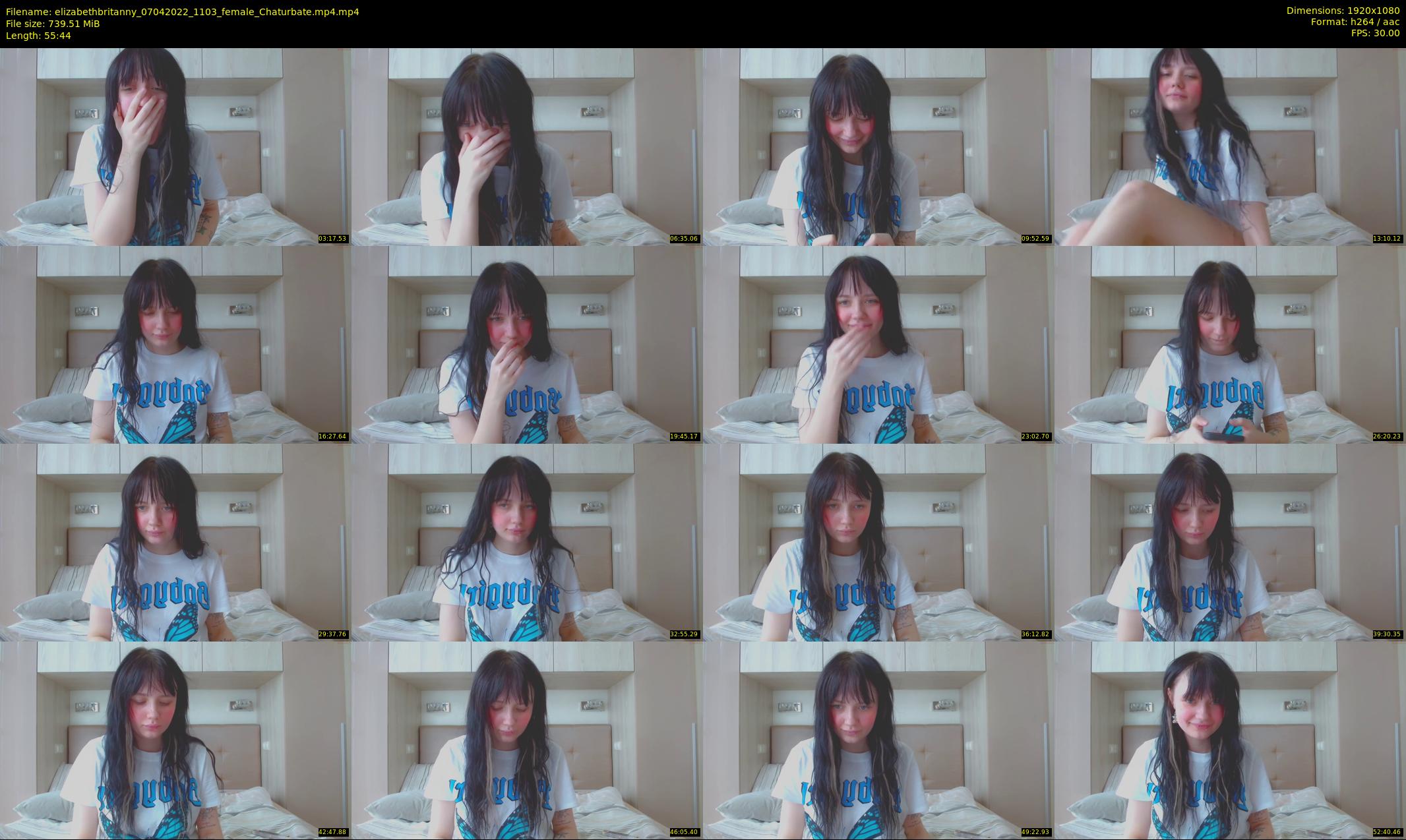 elizabethbritanny — 56 minute Chaturbate female cam show recording, 1080p, Apr 7, 2022