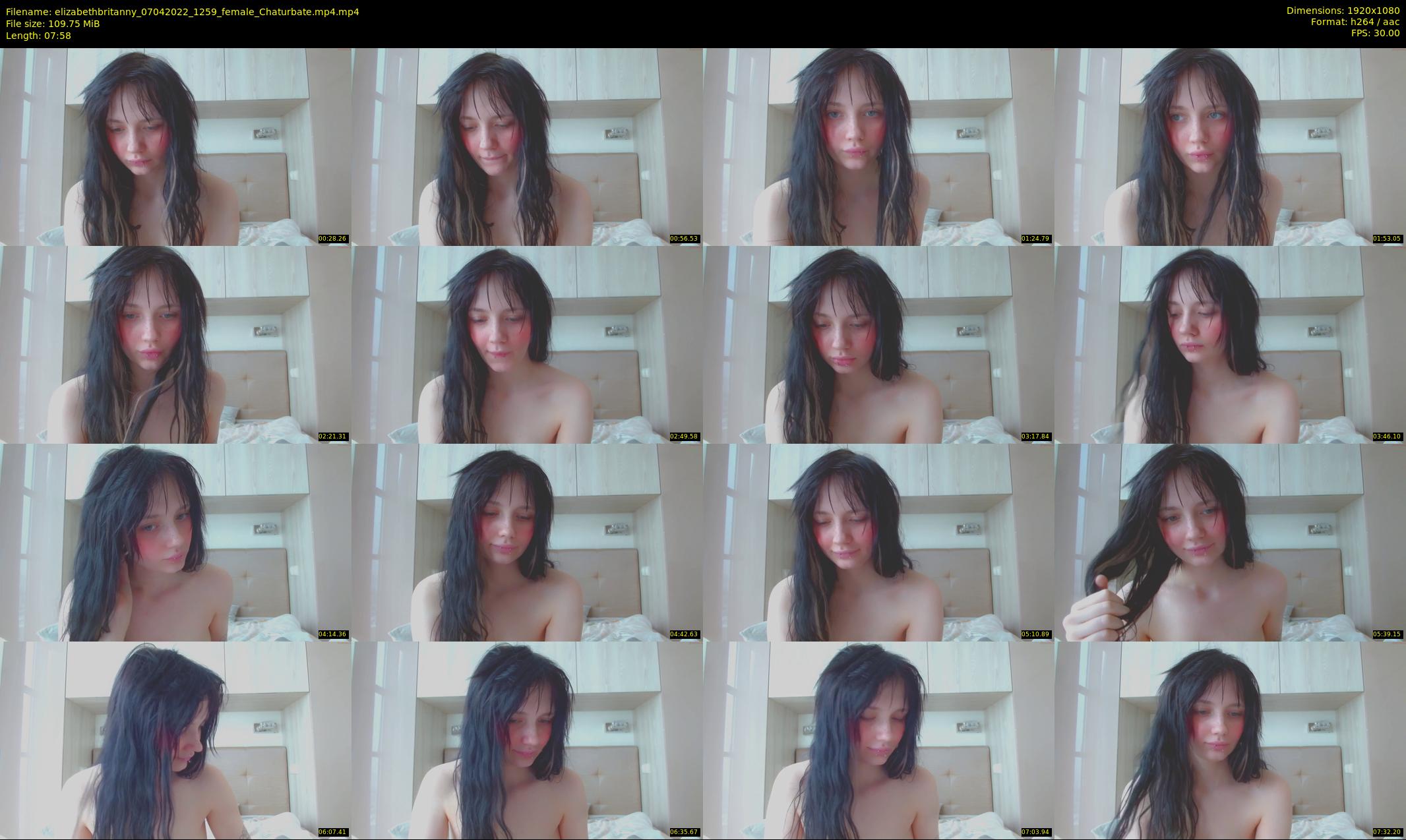 elizabethbritanny — 8 minute Chaturbate female cam show recording, 1080p, Apr 7, 2022
