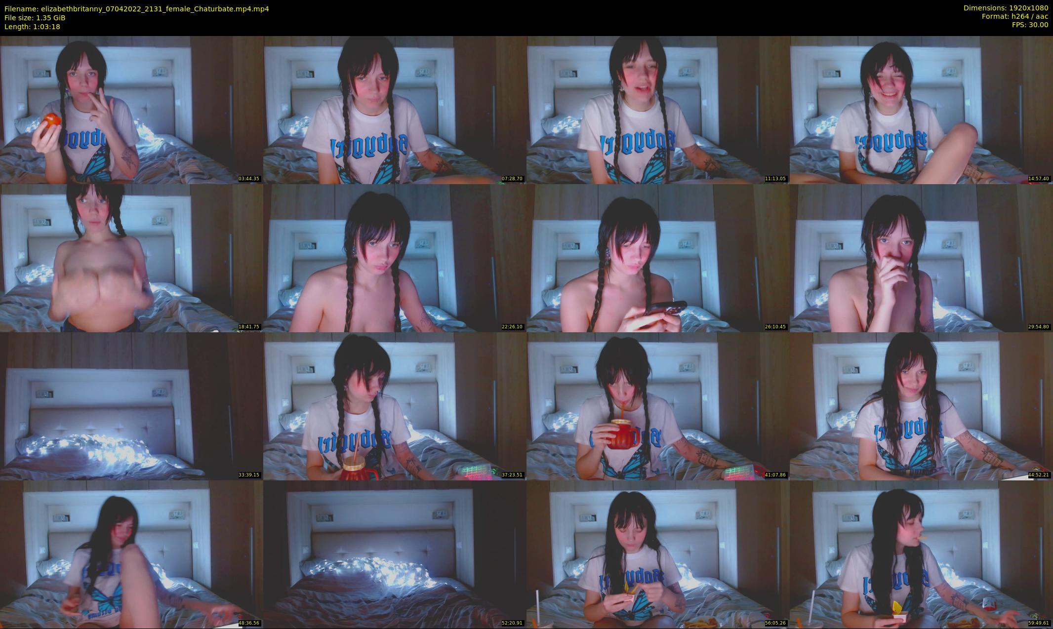elizabethbritanny — 64 minute Chaturbate female cam show recording, 1080p, Apr 7, 2022
