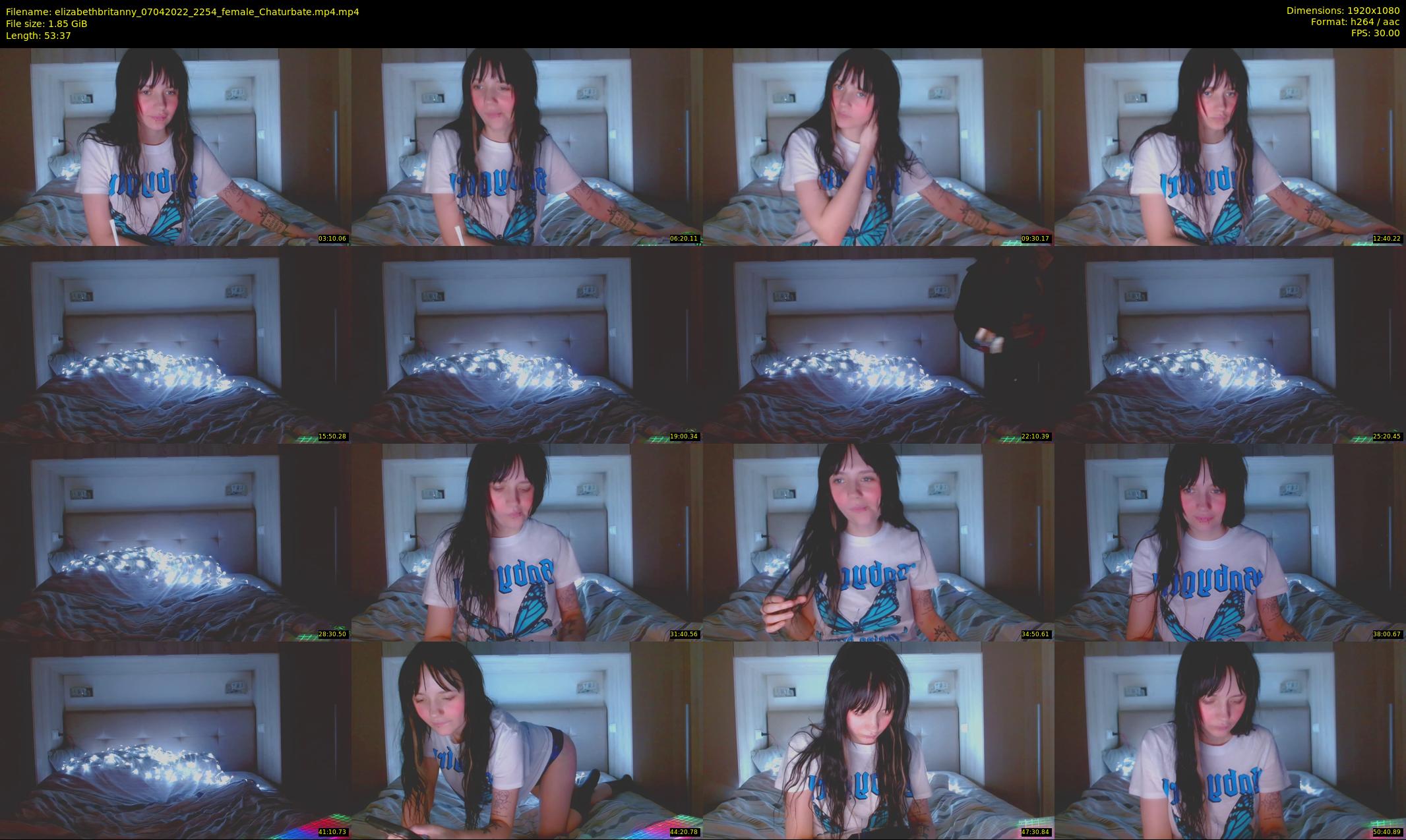 elizabethbritanny — 54 minute Chaturbate female cam show recording, 1080p, Apr 7, 2022