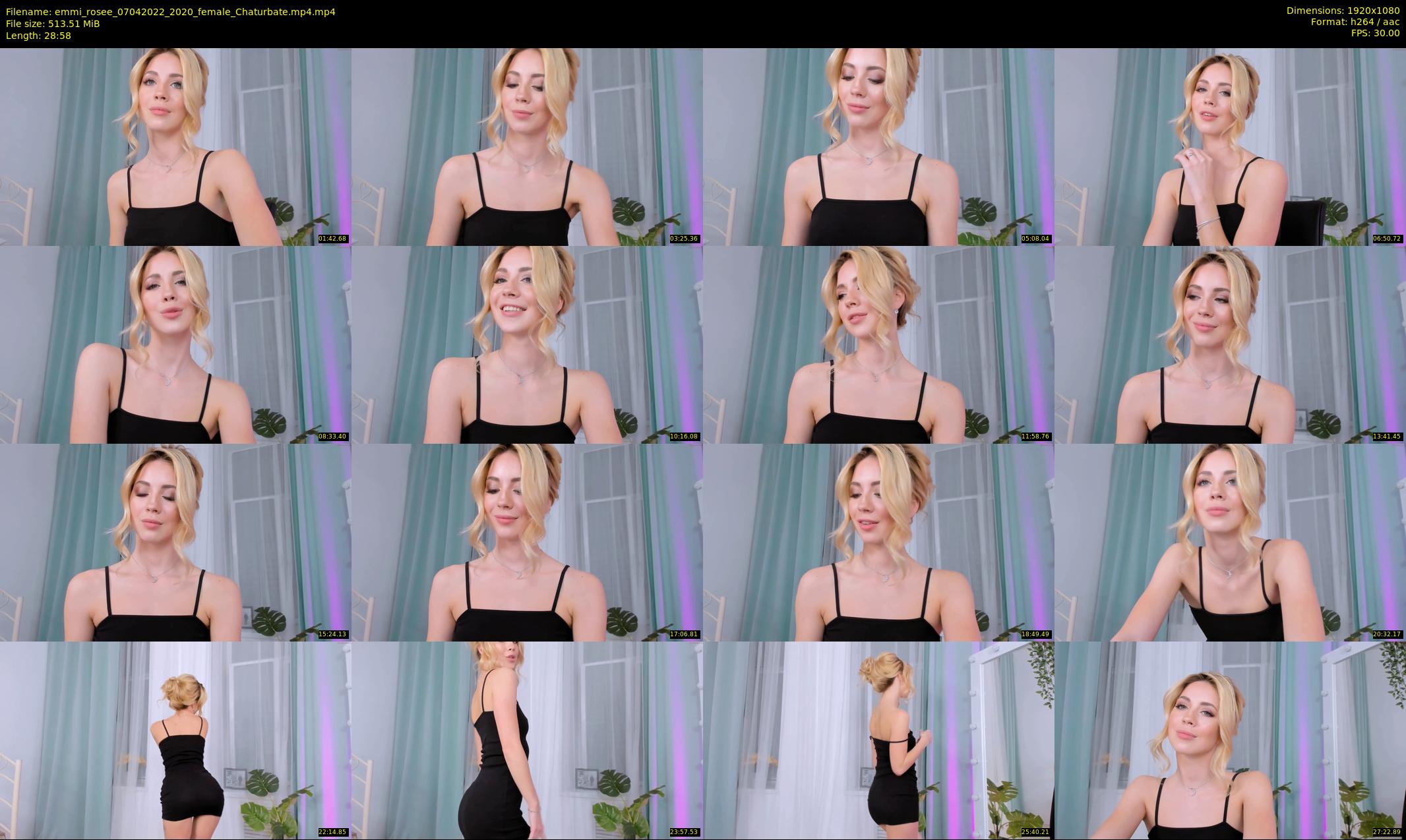 emmi_rosee — 29 minute Chaturbate female cam show recording, 1080p, Apr 7, 2022