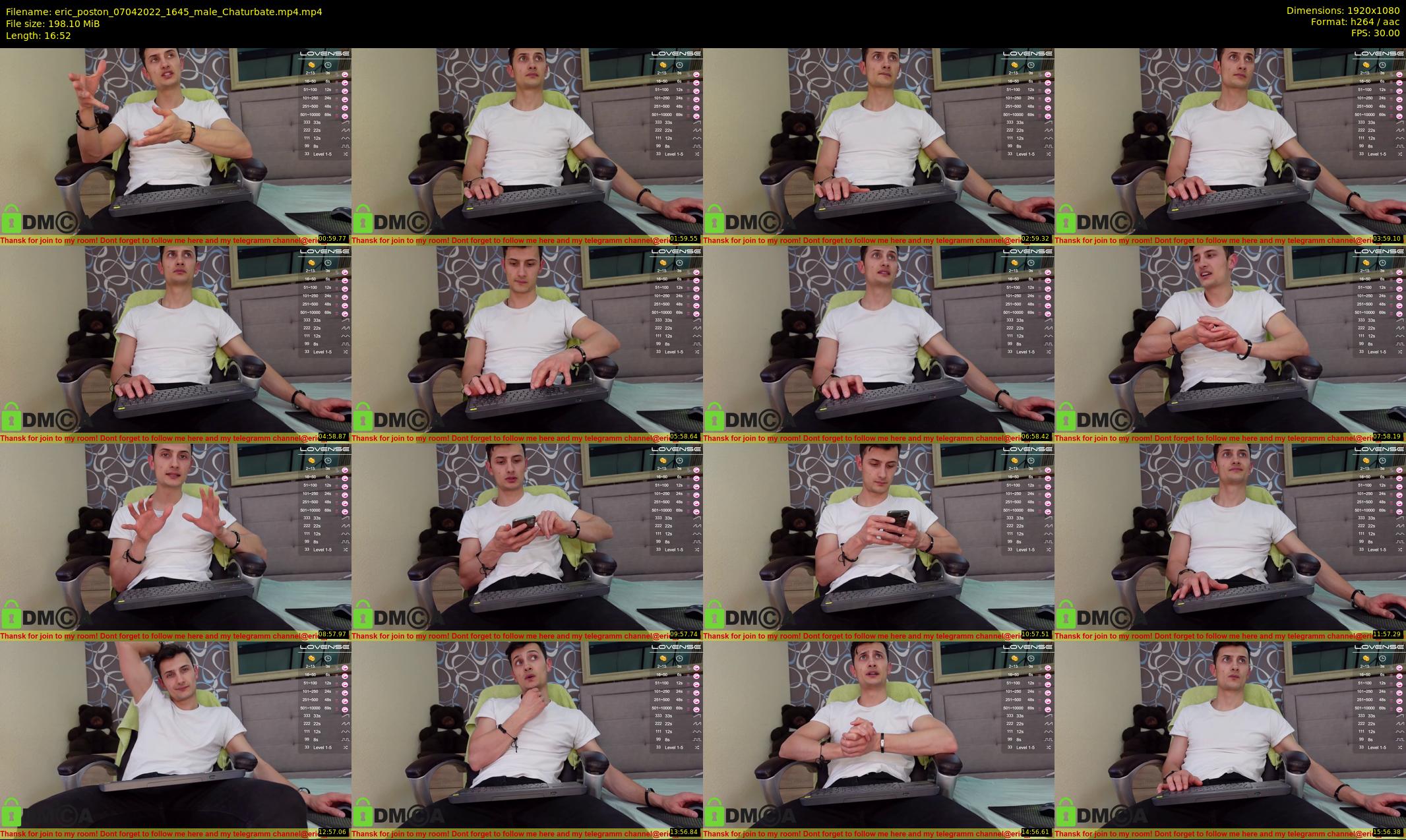 eric_poston — 17 minute Chaturbate male cam show recording, 1080p, Apr 7, 2022