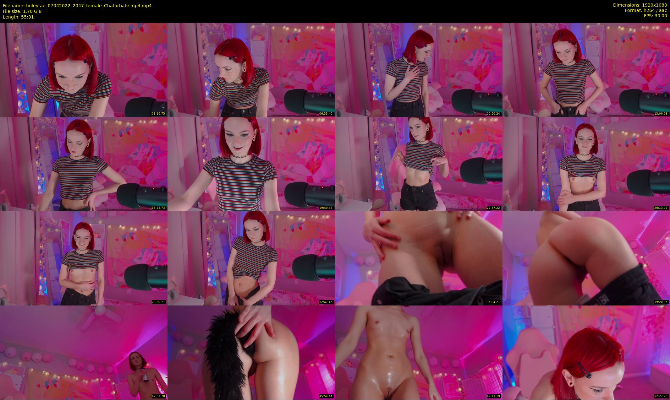 finleyfae — 56 minute Chaturbate female cam show recording, 1080p, Apr 7, 2022