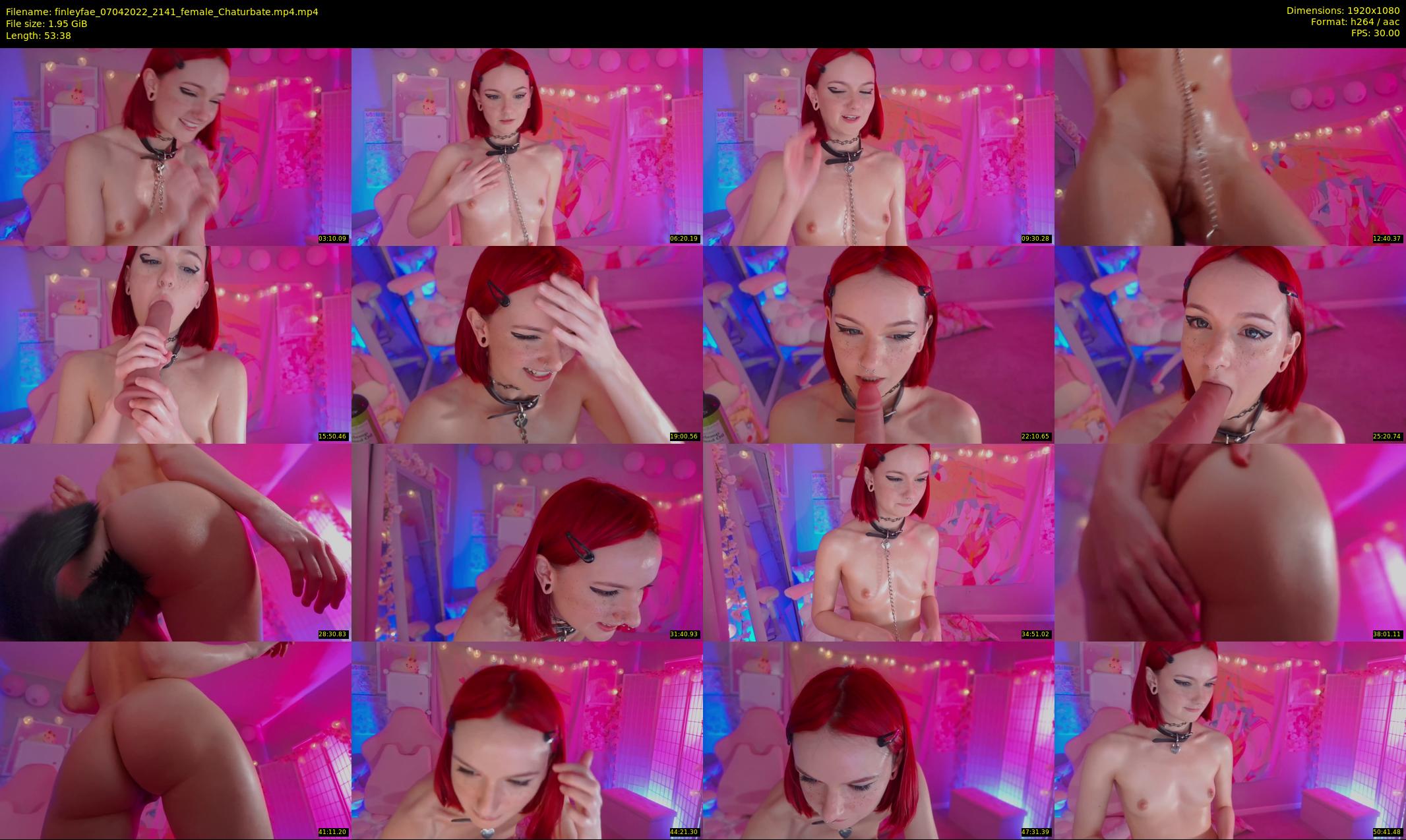 finleyfae — 54 minute Chaturbate female cam show recording, 1080p, Apr 7, 2022