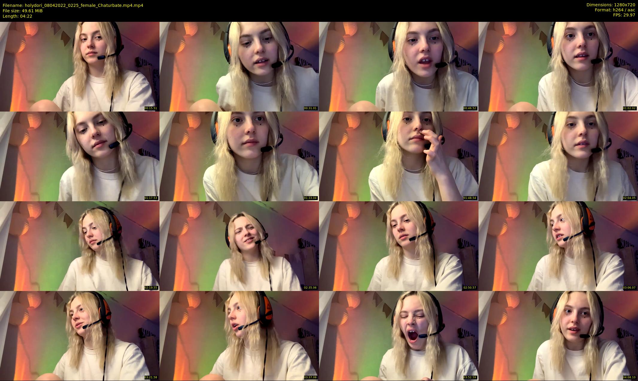 holydori — 5 minute Chaturbate female cam show recording, 720p, Apr 8, 2022