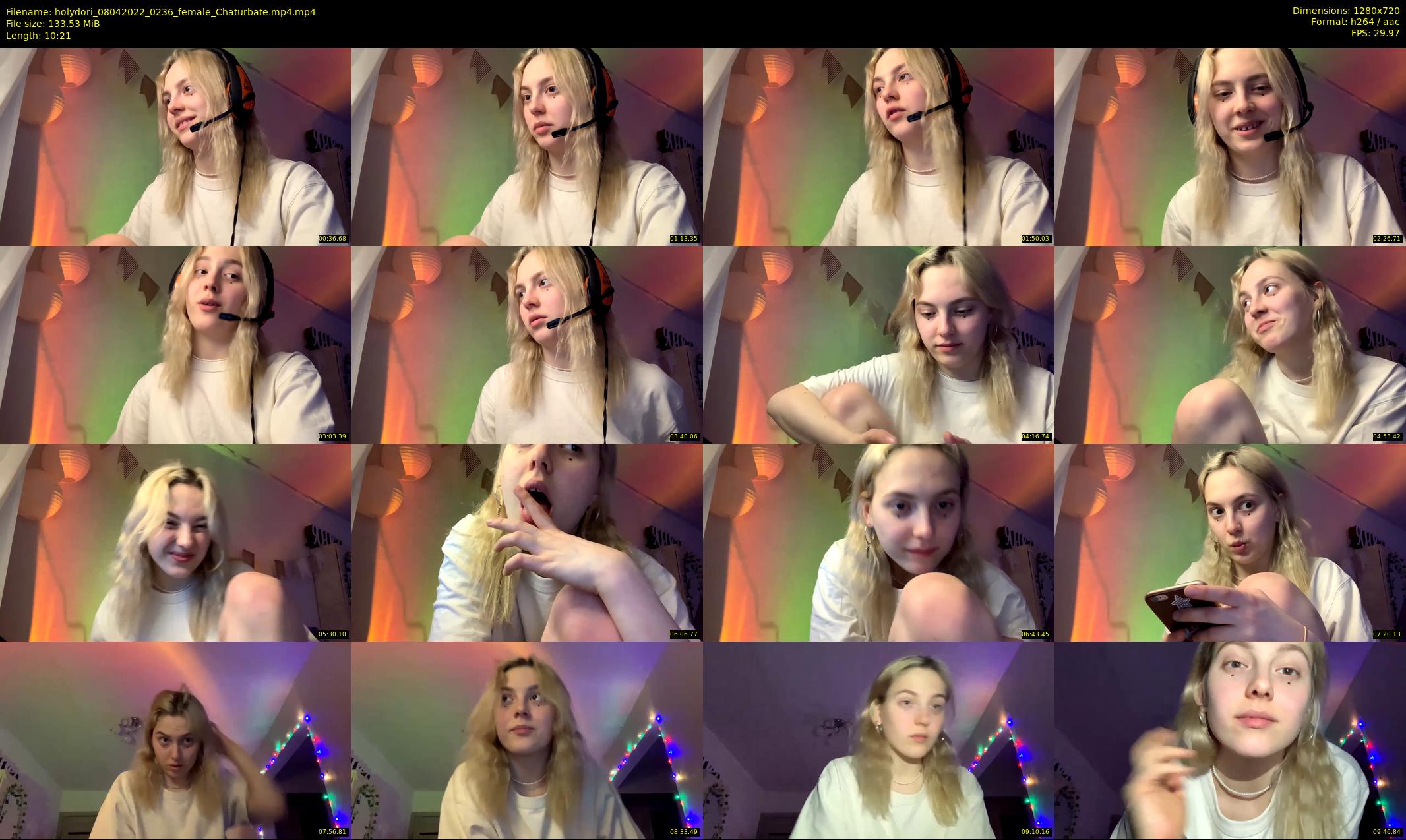 holydori — 11 minute Chaturbate female cam show recording, 720p, Apr 8, 2022