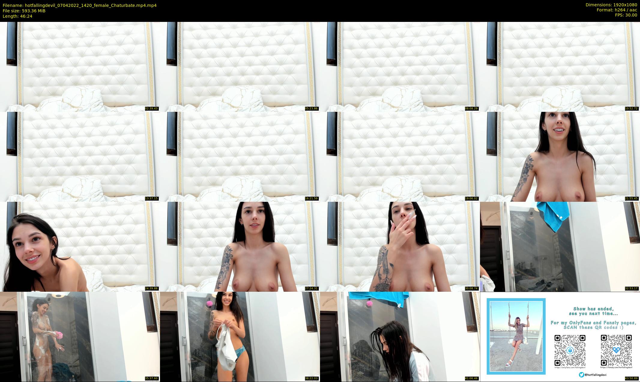 hotfallingdevil — 47 minute Chaturbate female cam show recording, 1080p, Apr 7, 2022
