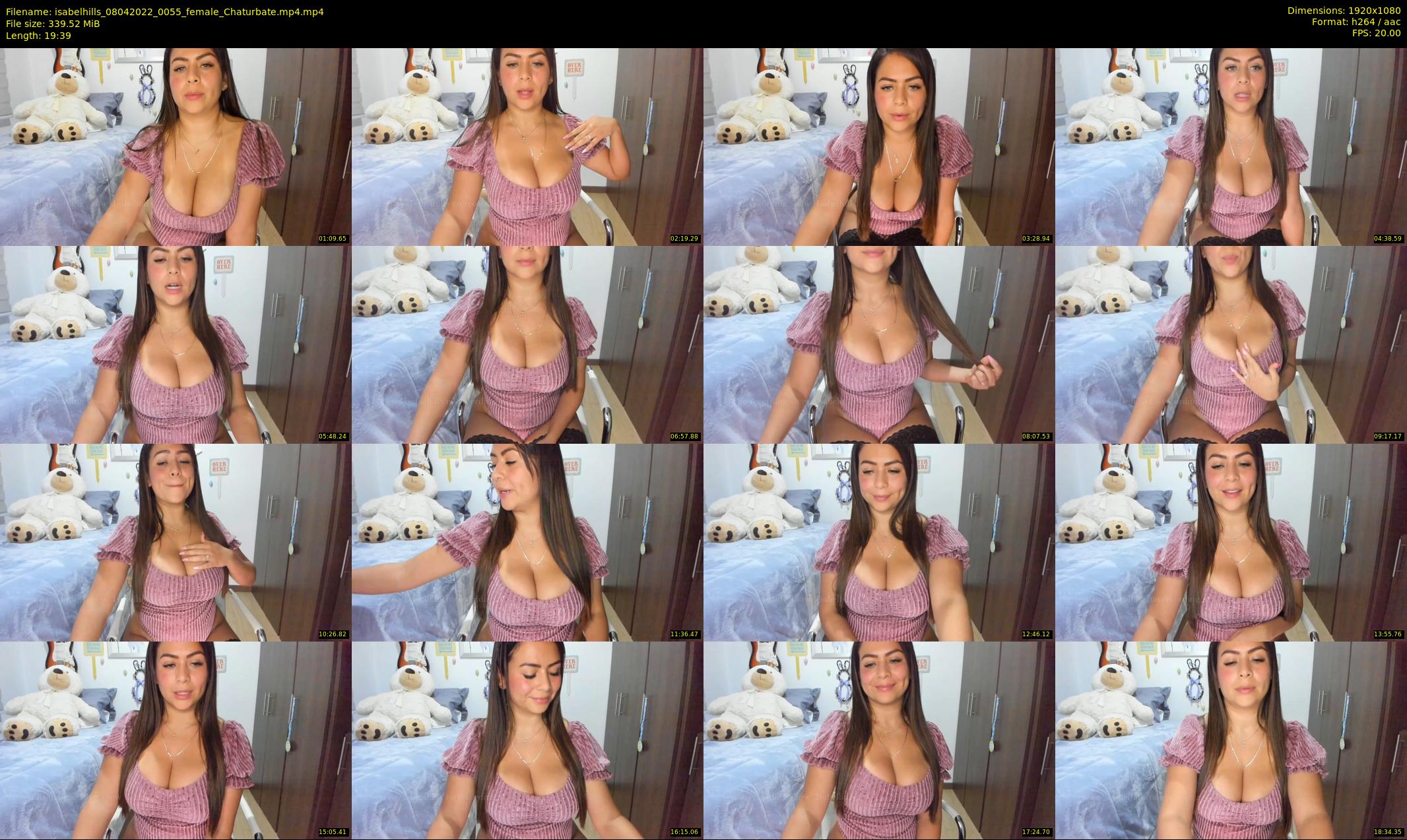 isabelhills — 20 minute Chaturbate female cam show recording, 1080p, Apr 8, 2022