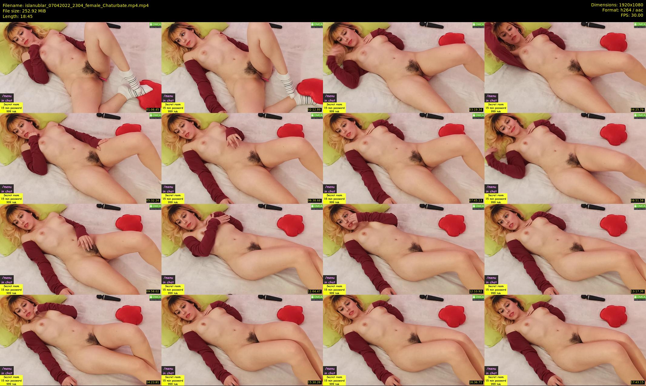 islanublar — 19 minute Chaturbate female cam show recording, 1080p, Apr 7, 2022