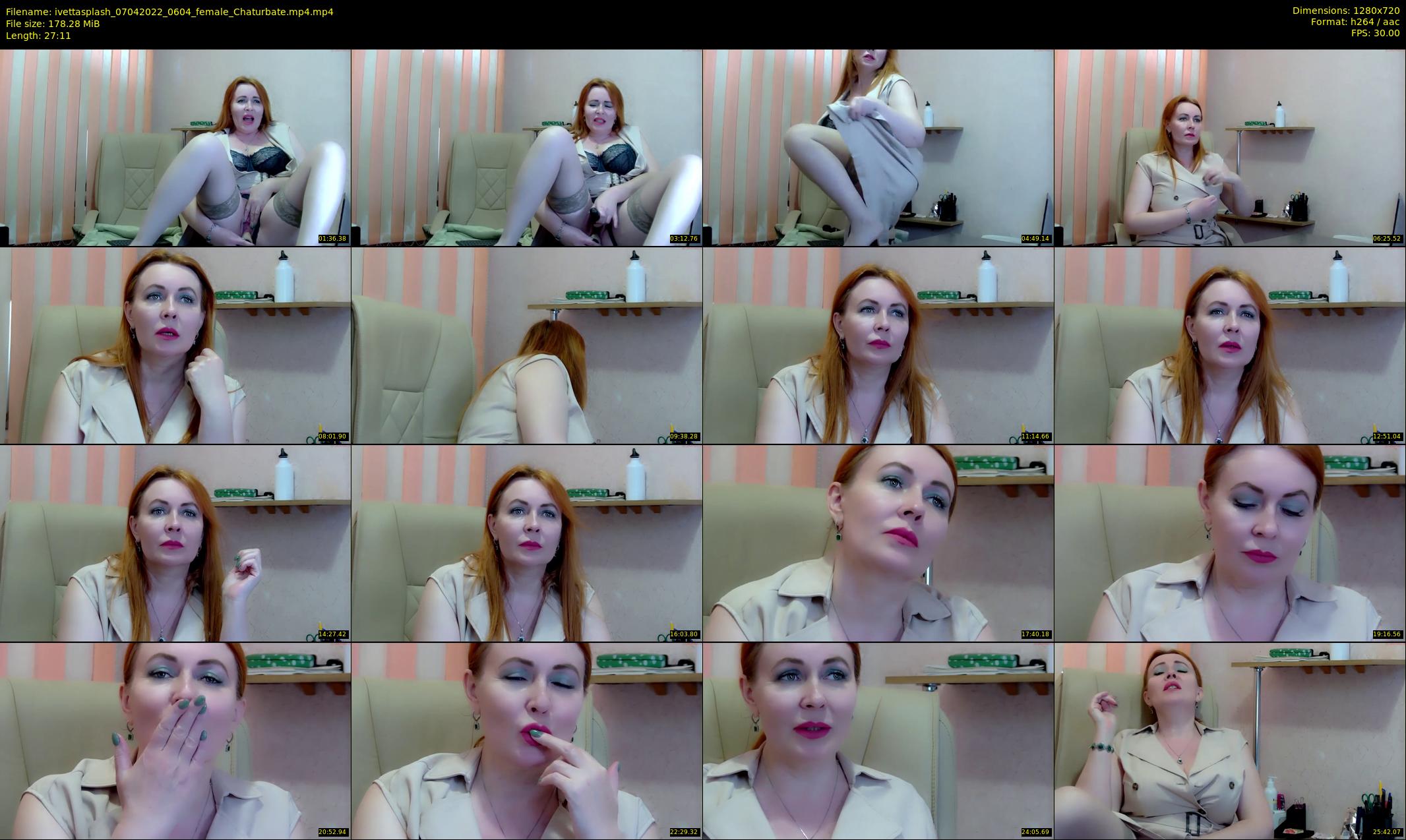 ivettasplash — 28 minute Chaturbate female cam show recording, 720p, Apr 7, 2022