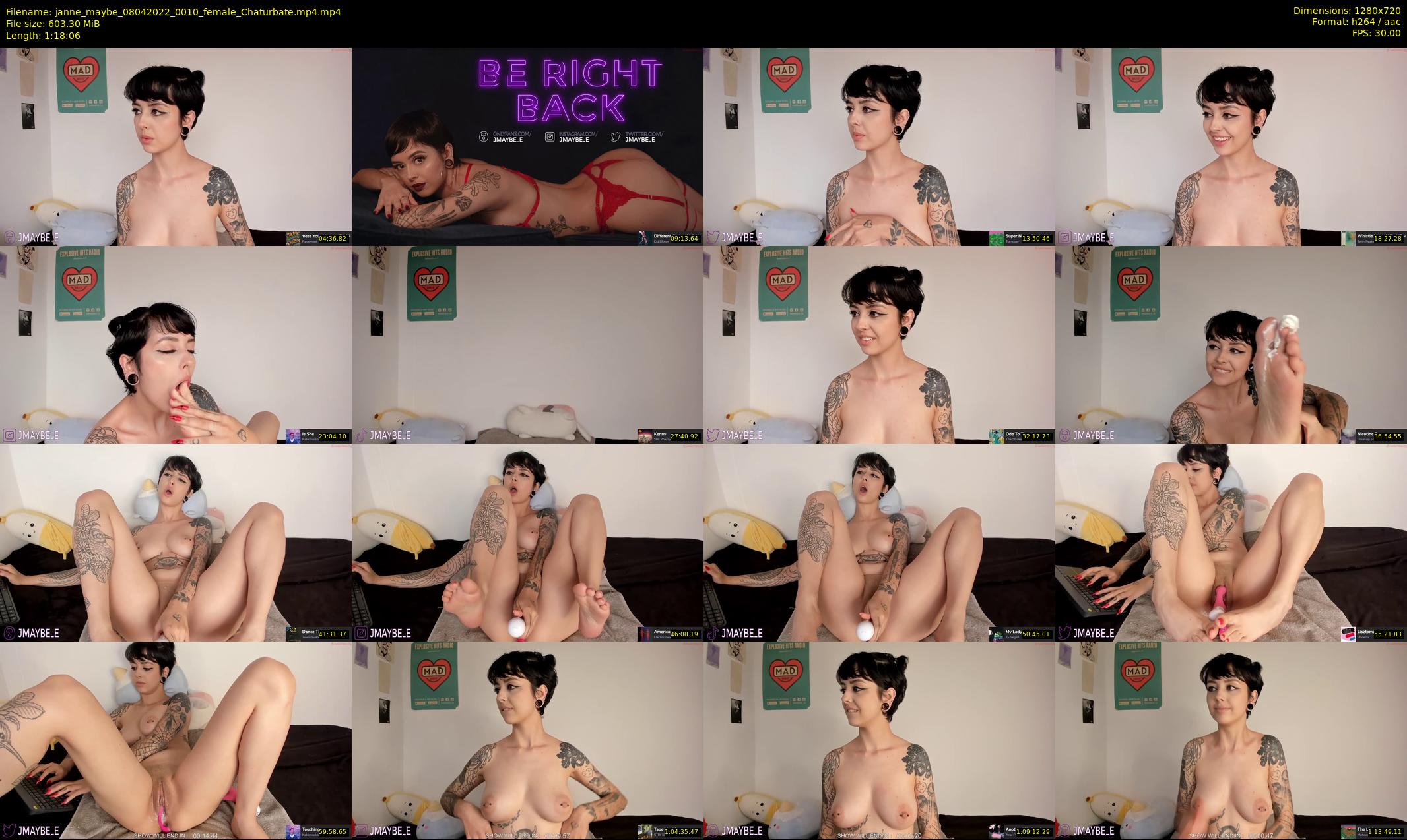 janne_maybe — 79 minute Chaturbate female cam show recording, 720p, Apr 8, 2022