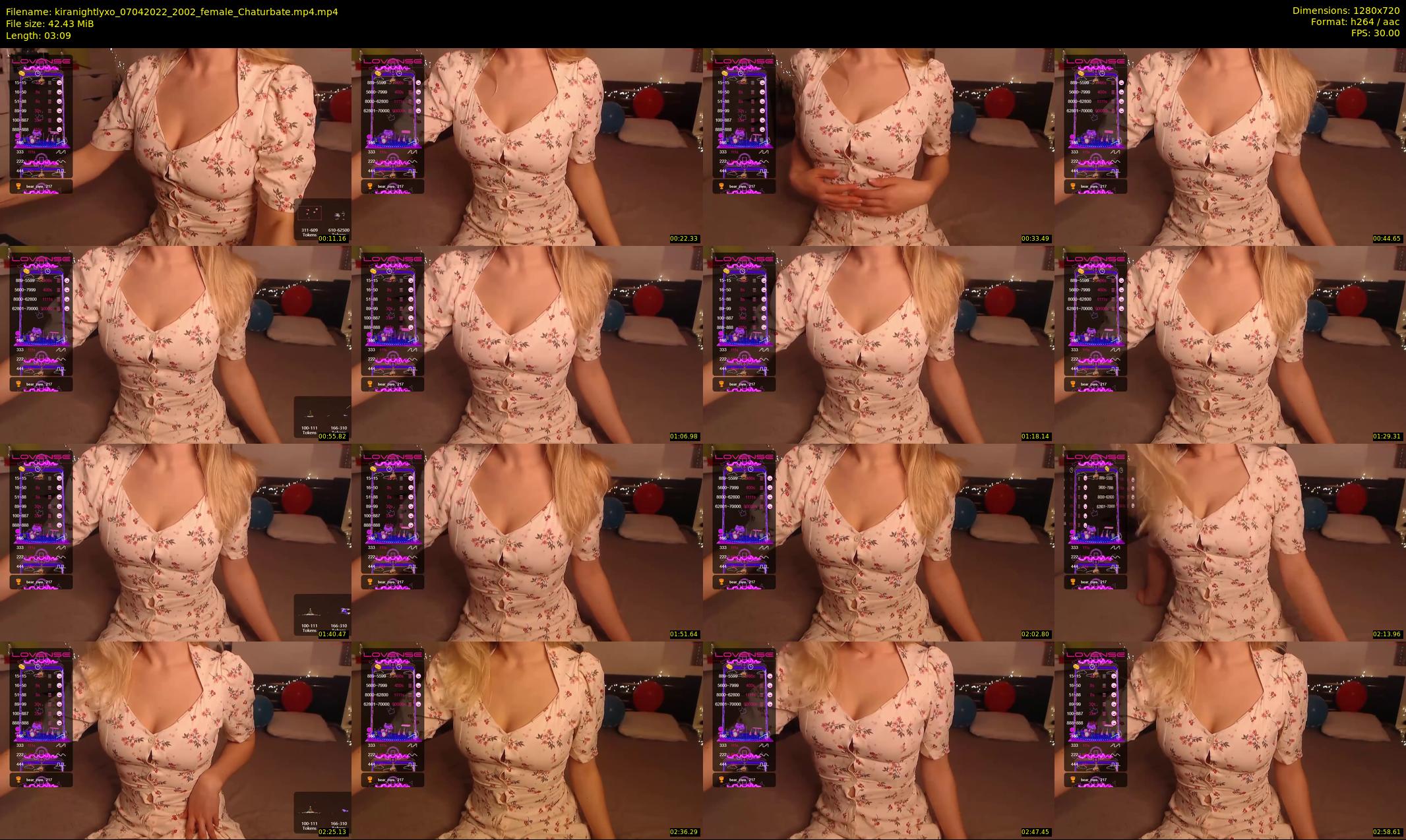 kiranightlyxo — 4 minute Chaturbate female cam show recording, 720p, Apr 7, 2022