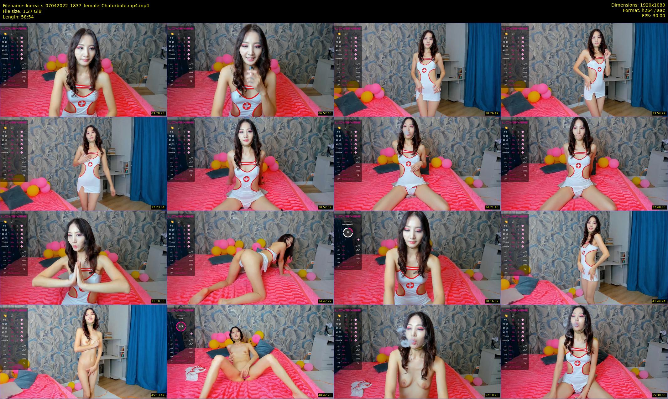 korea_s — 59 minute Chaturbate female cam show recording, 1080p, Apr 7, 2022