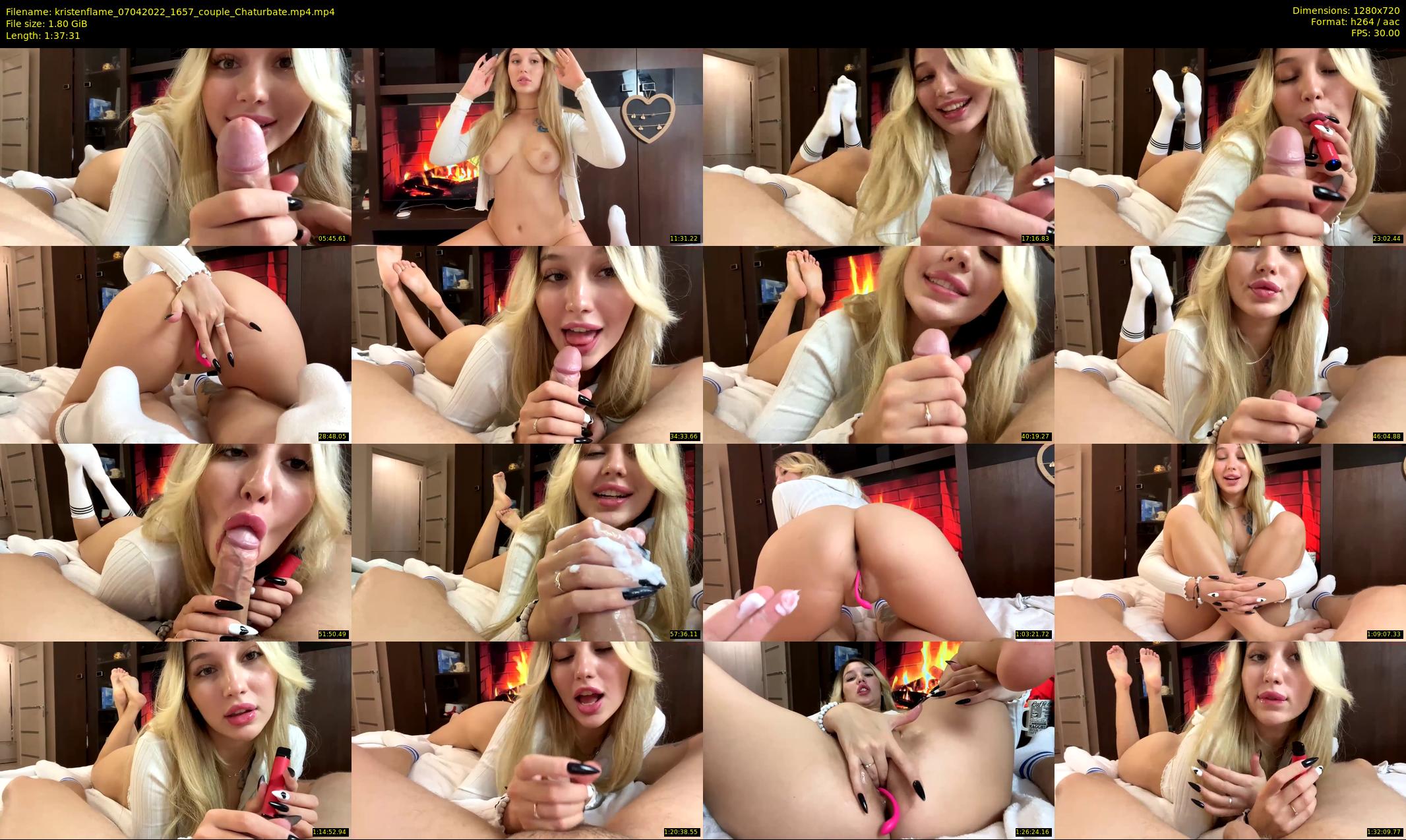 kristenflame — 98 minute Chaturbate couple cam show recording, 720p, Apr 7, 2022
