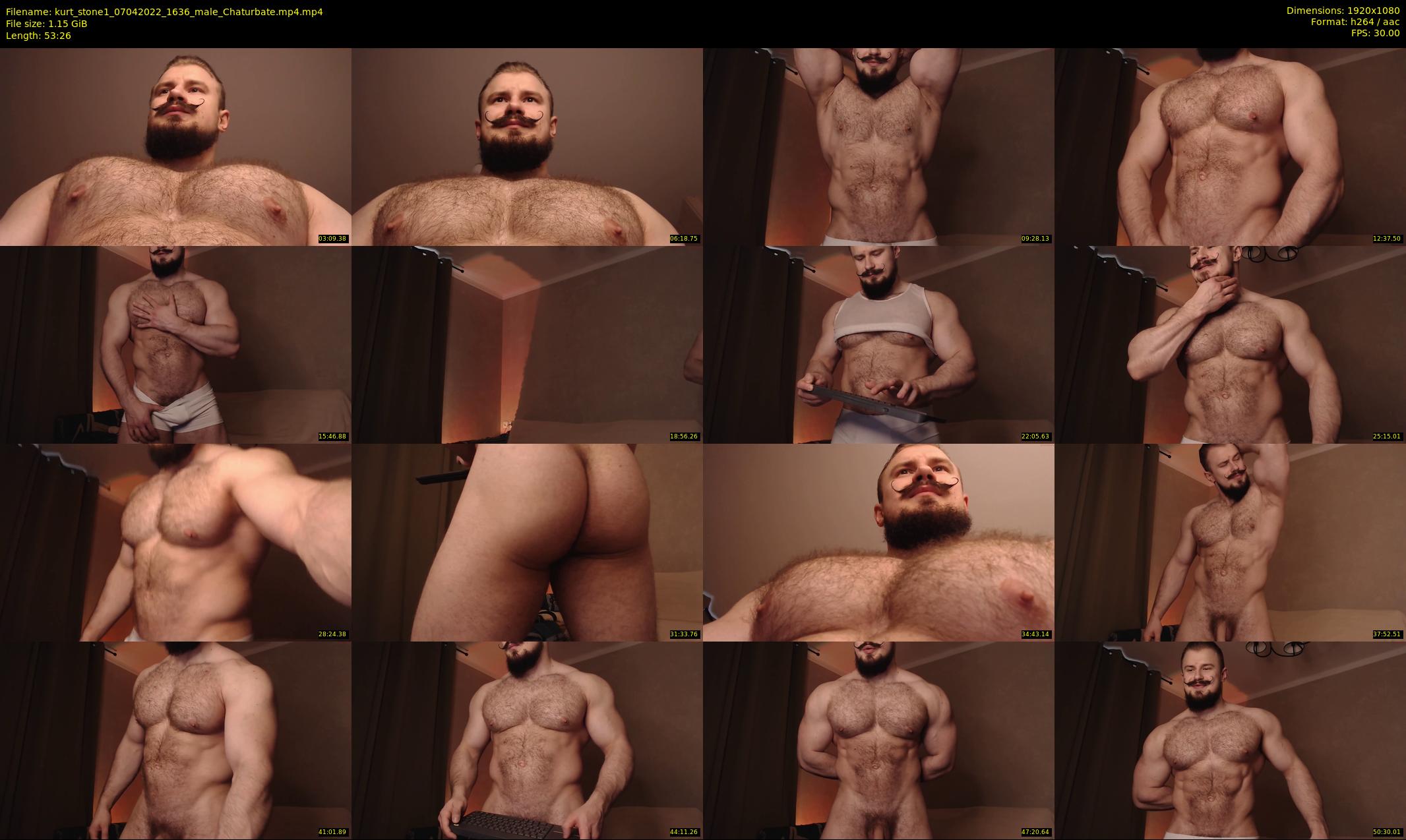 kurt_stone1 — 54 minute Chaturbate male cam show recording, 1080p, Apr 7, 2022