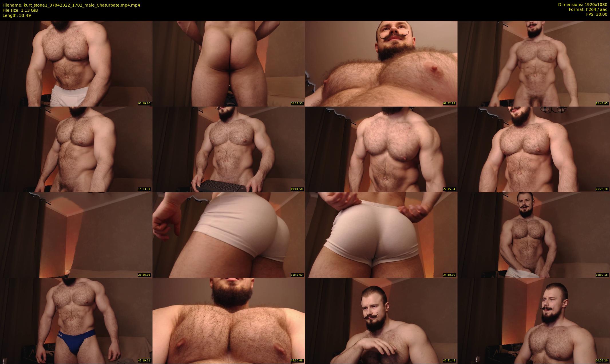 kurt_stone1 — 54 minute Chaturbate male cam show recording, 1080p, Apr 7, 2022