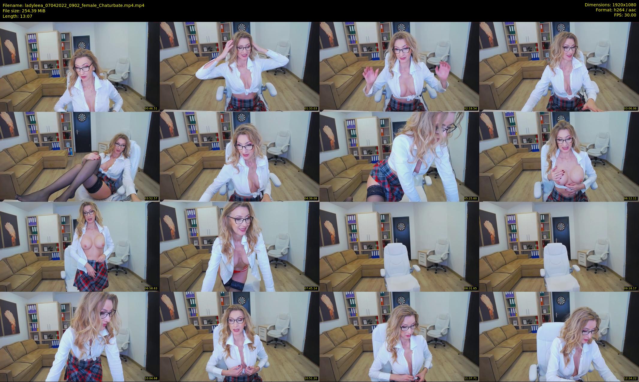 ladyleea — 14 minute Chaturbate female cam show recording, 1080p, Apr 7, 2022