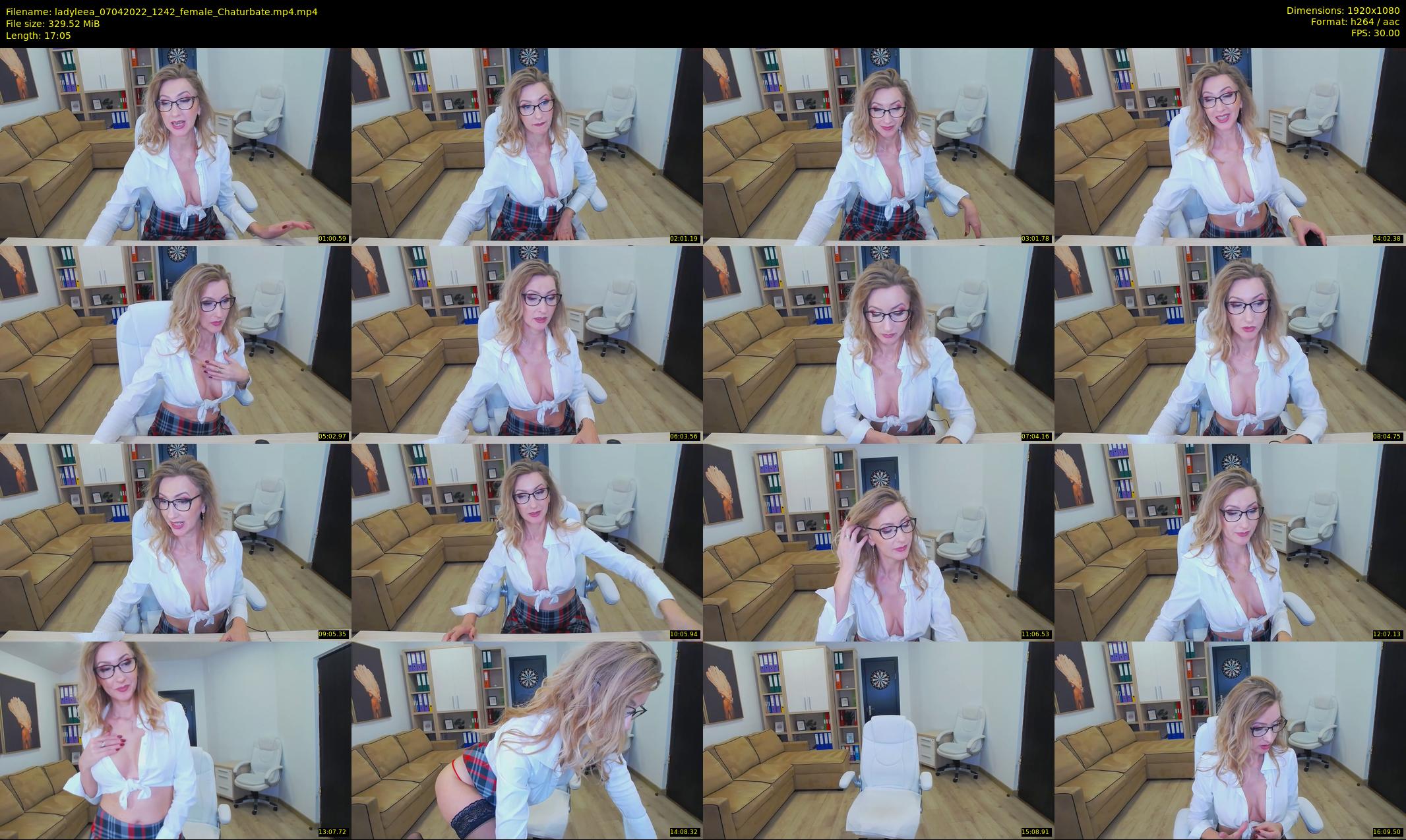 ladyleea — 18 minute Chaturbate female cam show recording, 1080p, Apr 7, 2022