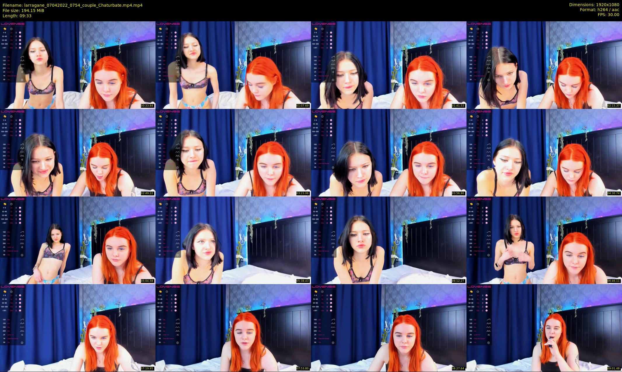 larragane — 10 minute Chaturbate couple cam show recording, 1080p, Apr 7, 2022