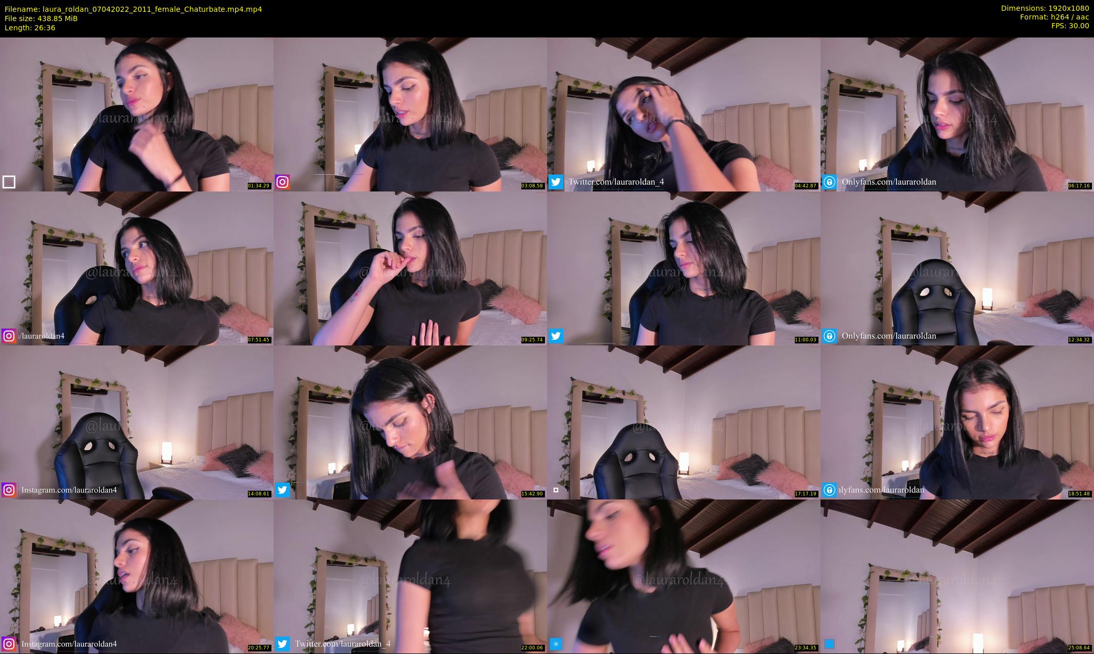 laura_roldan — 27 minute Chaturbate female cam show recording, 1080p, Apr 7, 2022