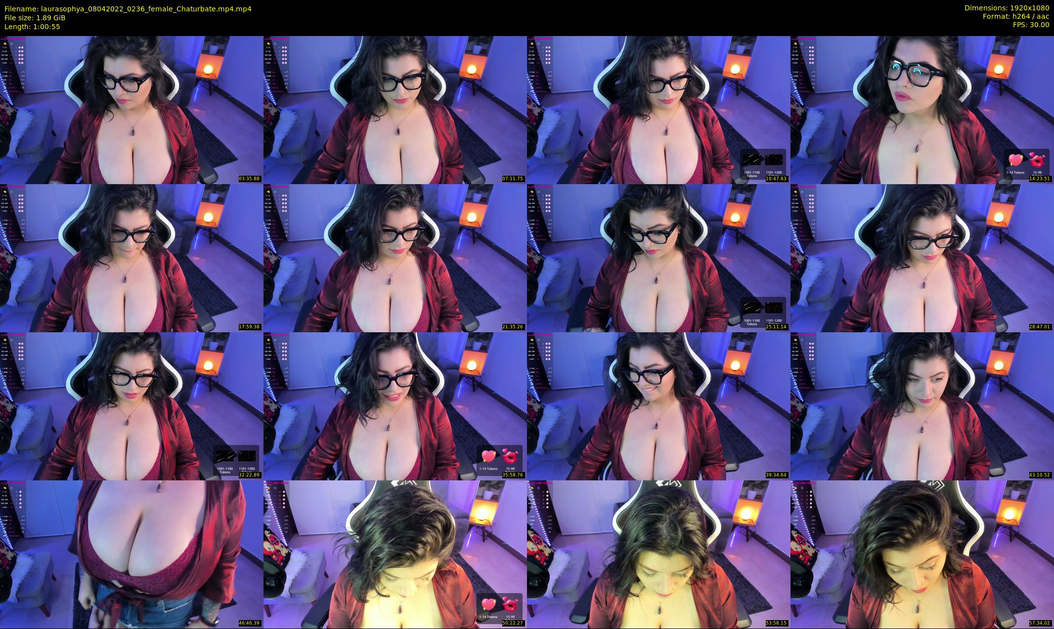 laurasophya — 61 minute Chaturbate female cam show recording, 1080p, Apr 8, 2022