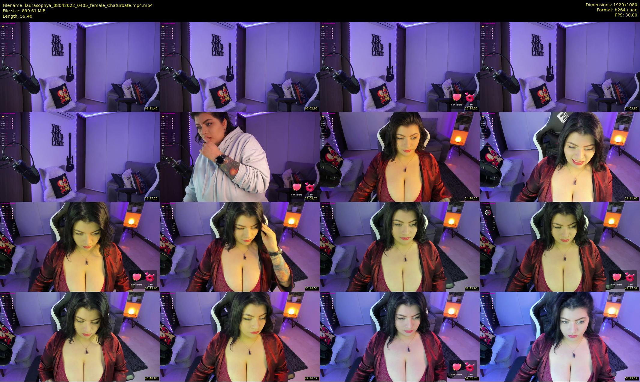 laurasophya — 60 minute Chaturbate female cam show recording, 1080p, Apr 8, 2022