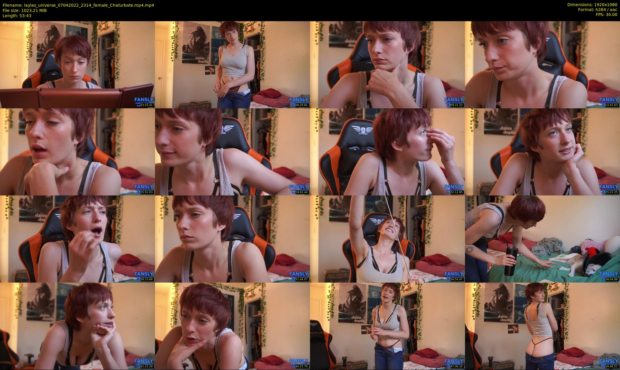 laylas_universe — 54 minute Chaturbate female cam show recording, 1080p, Apr 7, 2022