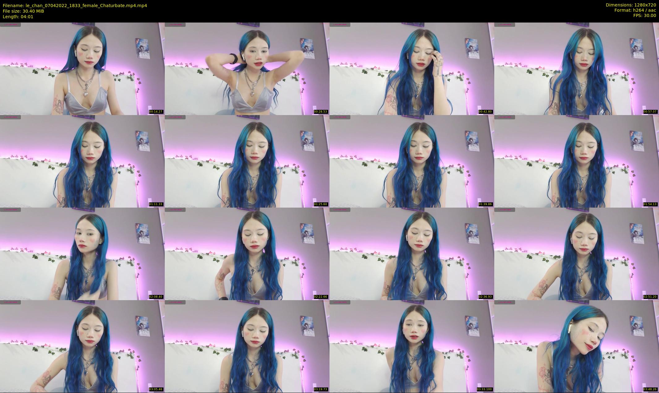 le_chan — 5 minute Chaturbate female cam show recording, 720p, Apr 7, 2022