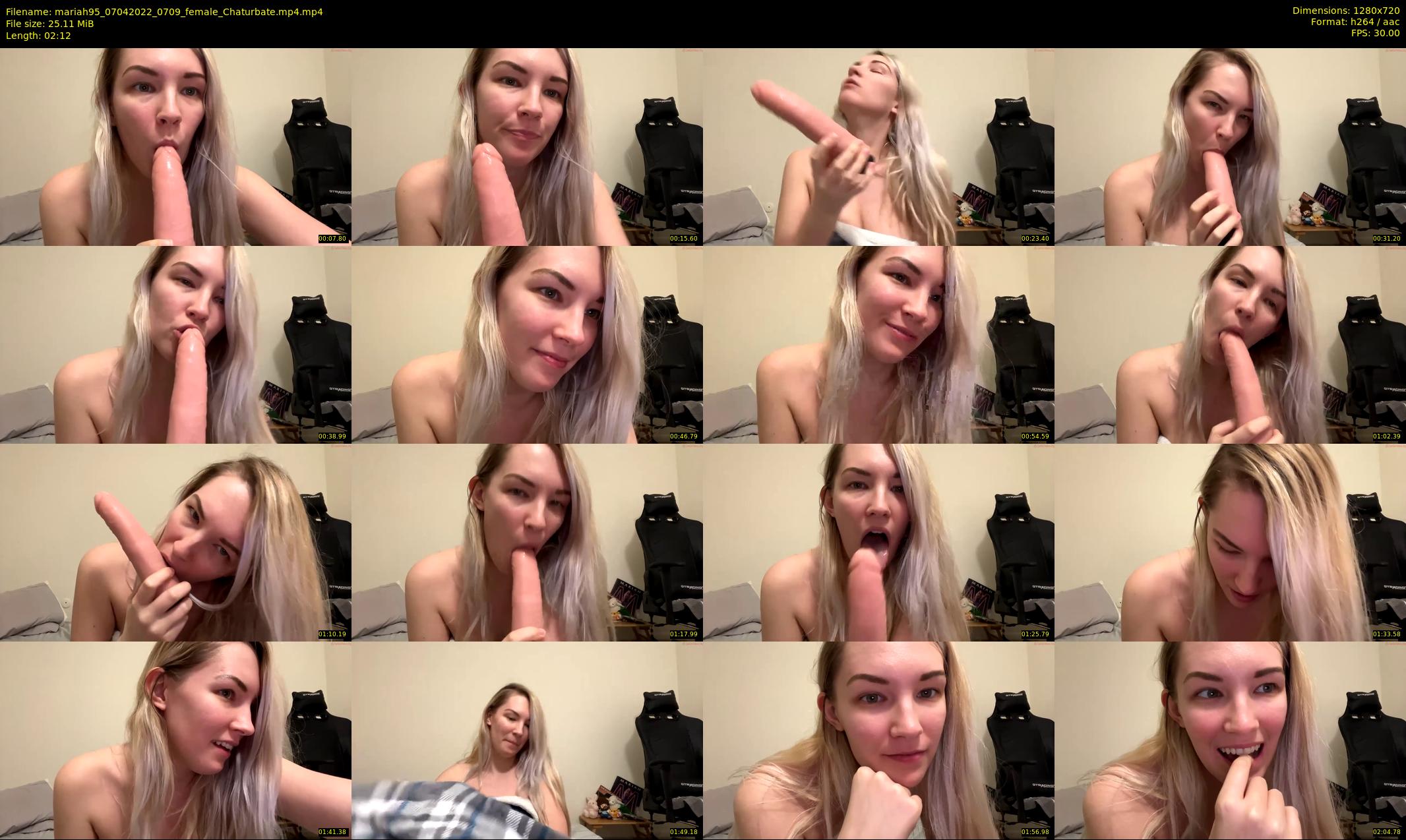 mariah95 — 3 minute Chaturbate female cam show recording, 720p, Apr 7, 2022