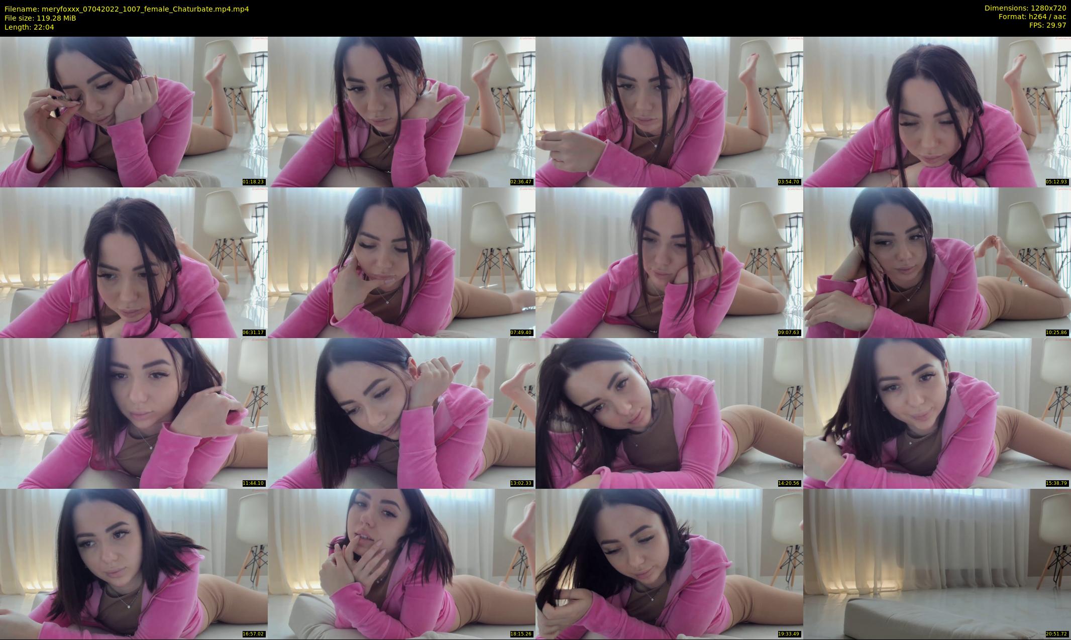 meryfoxxx — 23 minute Chaturbate female cam show recording, 720p, Apr 7, 2022