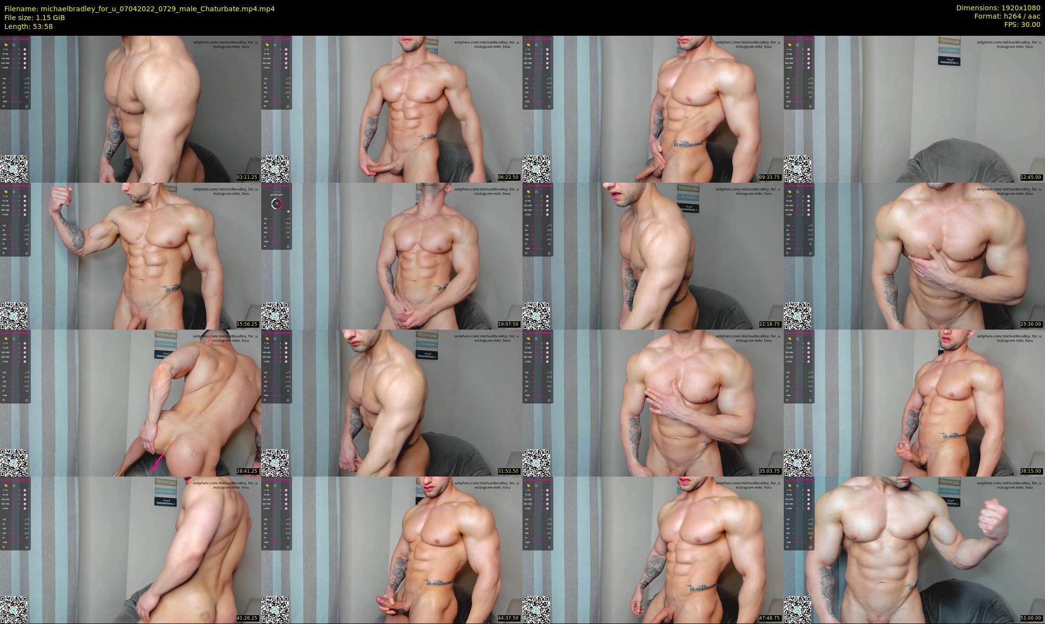 michaelbradley_for_u — 54 minute Chaturbate male cam show recording, 1080p, Apr 7, 2022