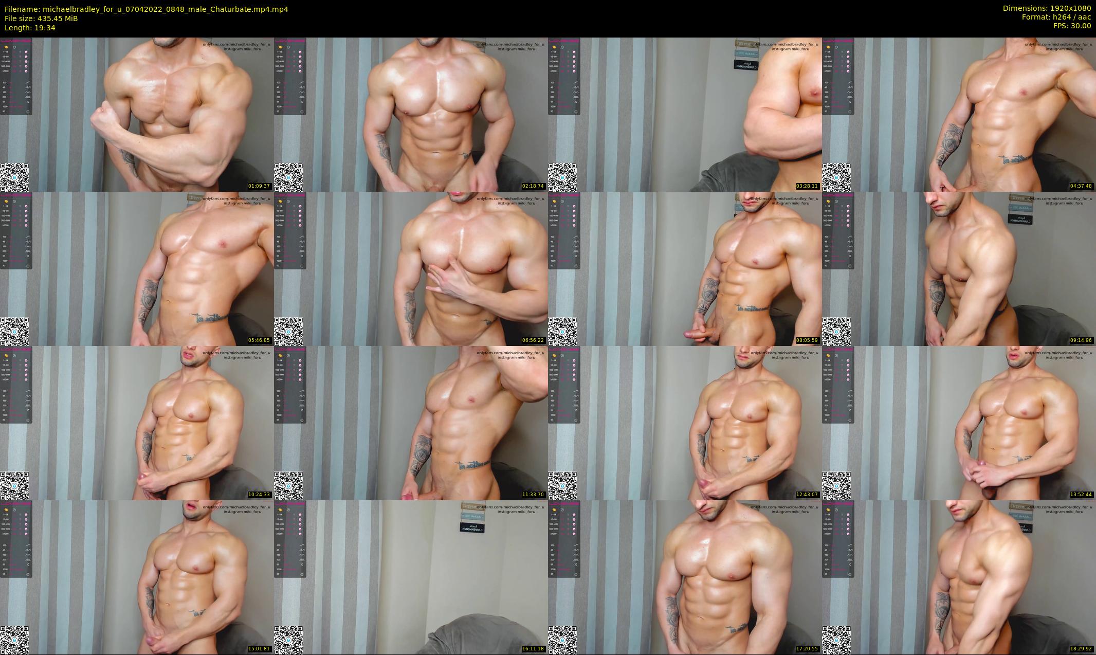 michaelbradley_for_u — 20 minute Chaturbate male cam show recording, 1080p, Apr 7, 2022