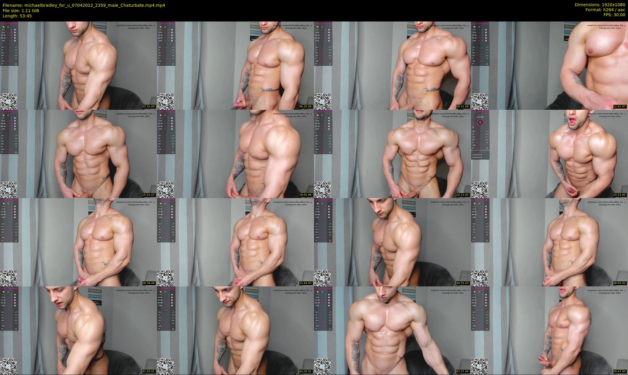 michaelbradley_for_u — 54 minute Chaturbate male cam show recording, 1080p, Apr 7, 2022