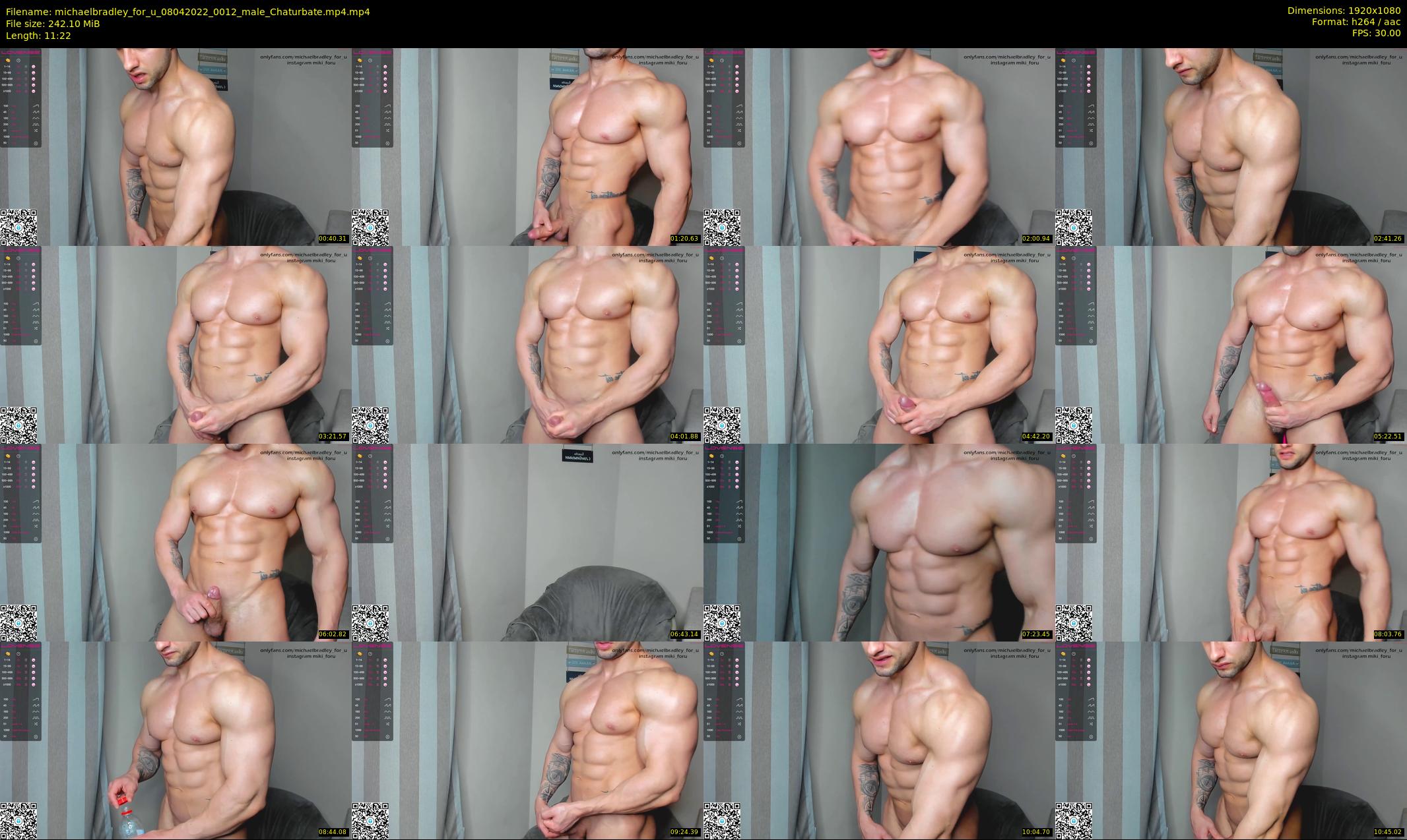 michaelbradley_for_u — 12 minute Chaturbate male cam show recording, 1080p, Apr 8, 2022