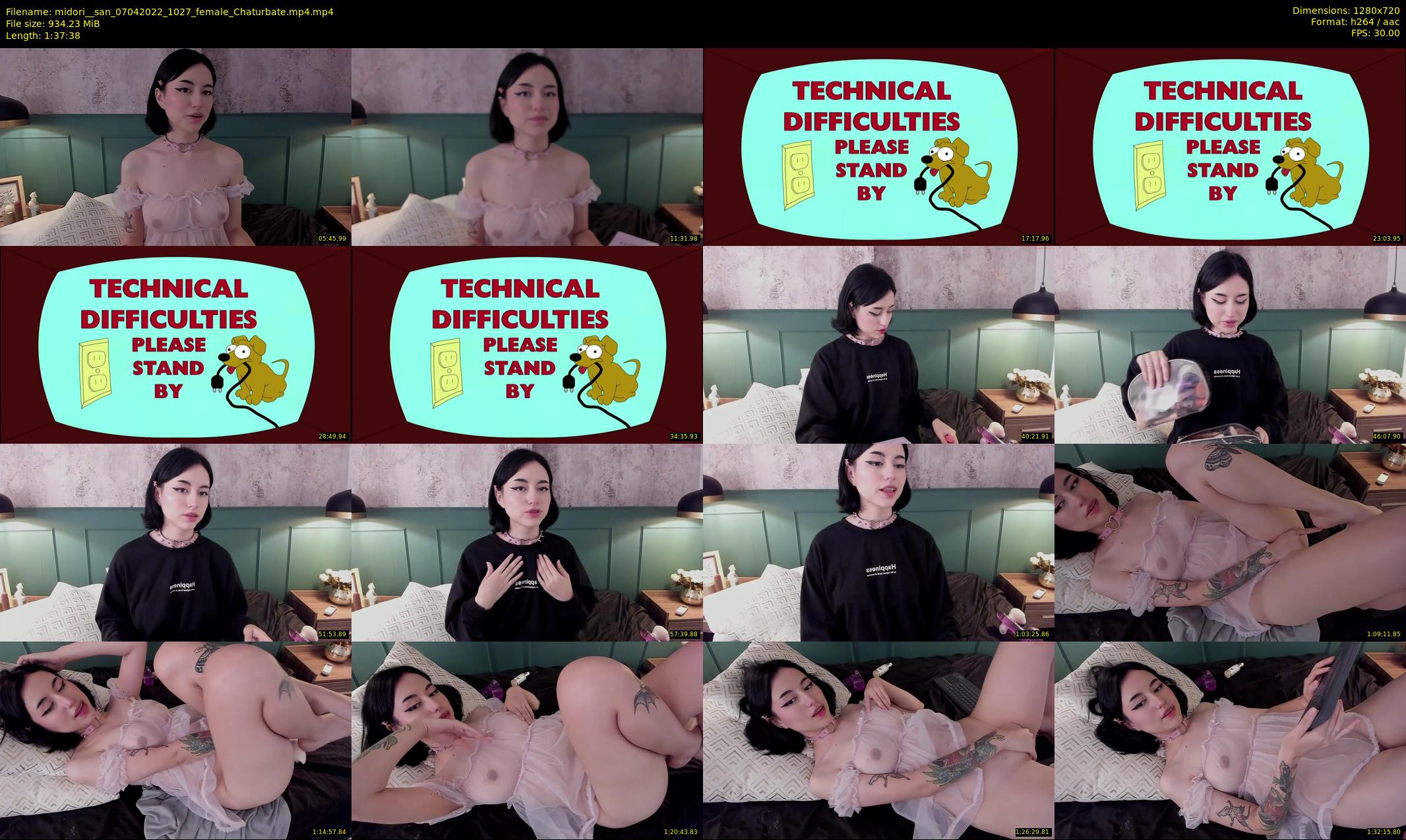 midori__san — 98 minute Chaturbate female cam show recording, 720p, Apr 7, 2022