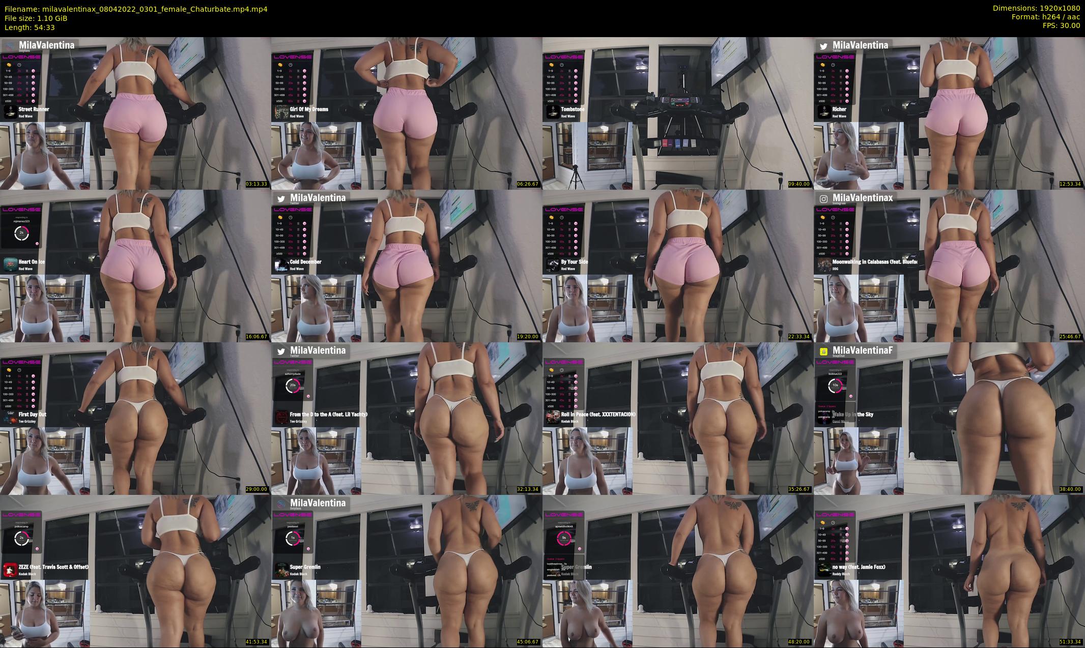milavalentinax — 55 minute Chaturbate female cam show recording, 1080p, Apr 8, 2022