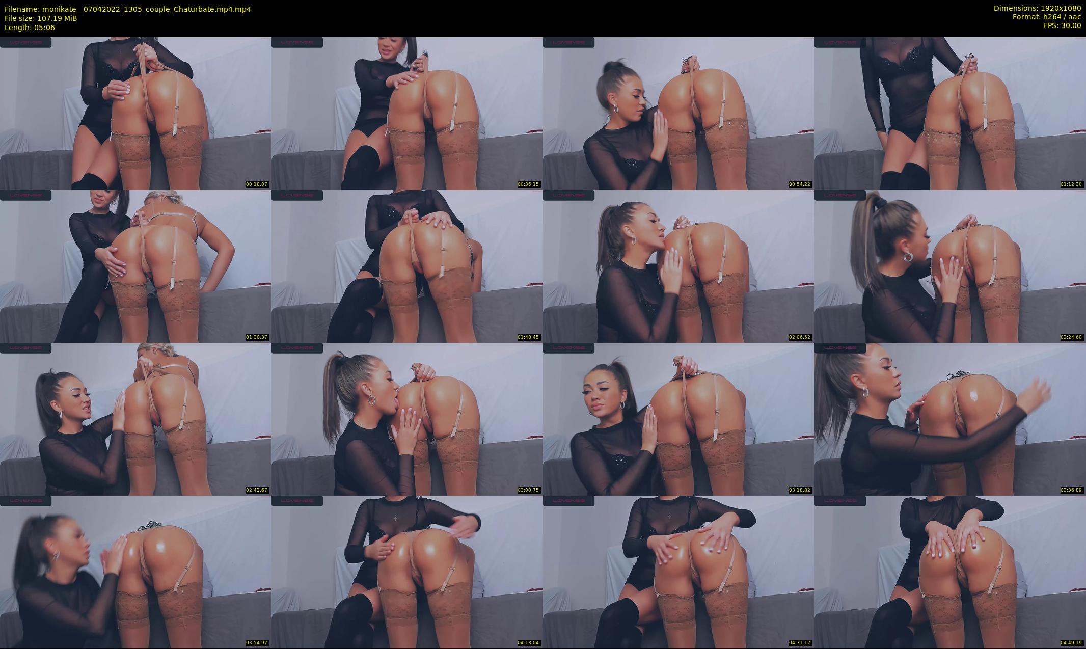 monikate_ — 6 minute Chaturbate couple cam show recording, 1080p, Apr 7, 2022