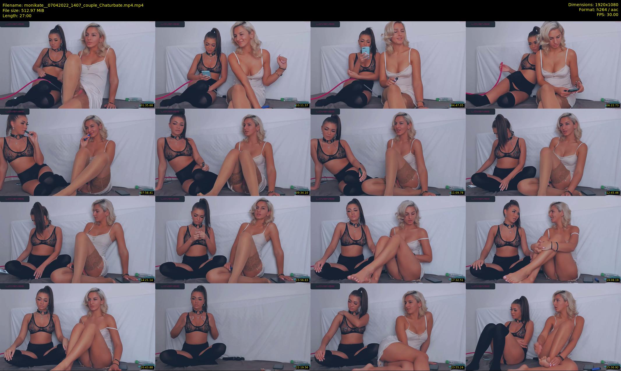 monikate_ — 27 minute Chaturbate couple cam show recording, 1080p, Apr 7, 2022