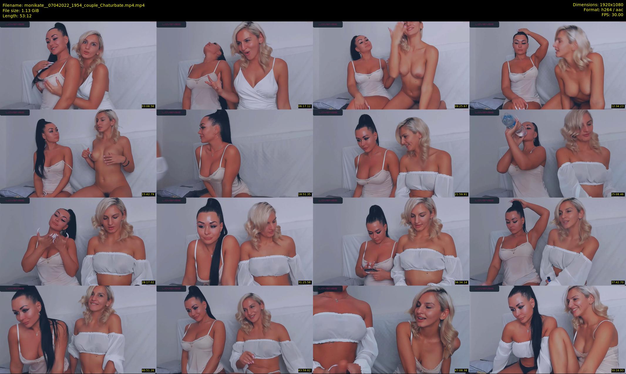 monikate_ — 54 minute Chaturbate couple cam show recording, 1080p, Apr 7, 2022