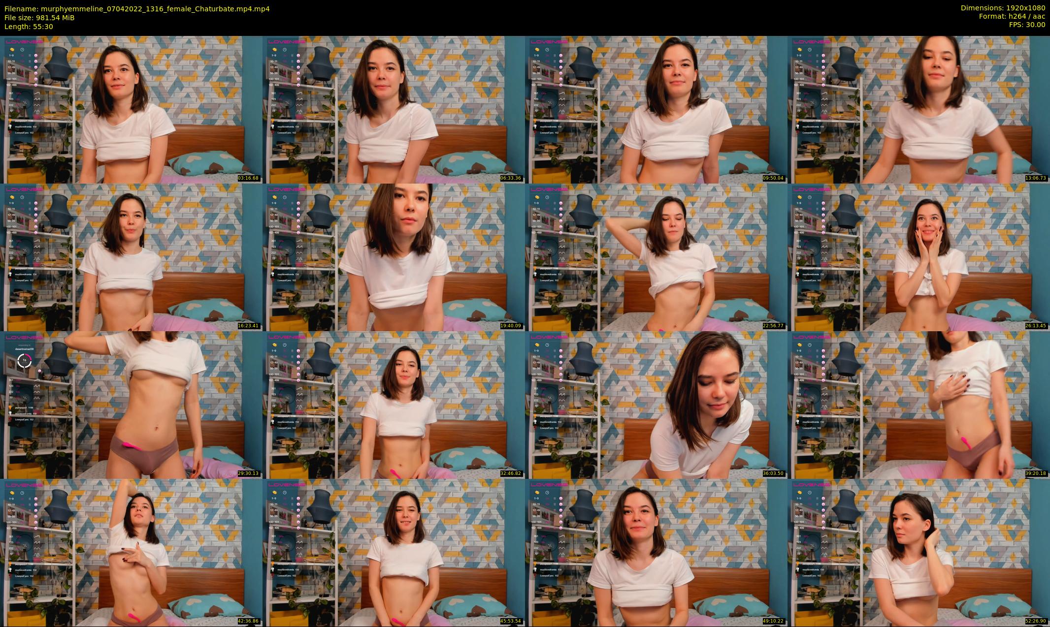 murphyemmeline — 56 minute Chaturbate female cam show recording, 1080p, Apr 7, 2022